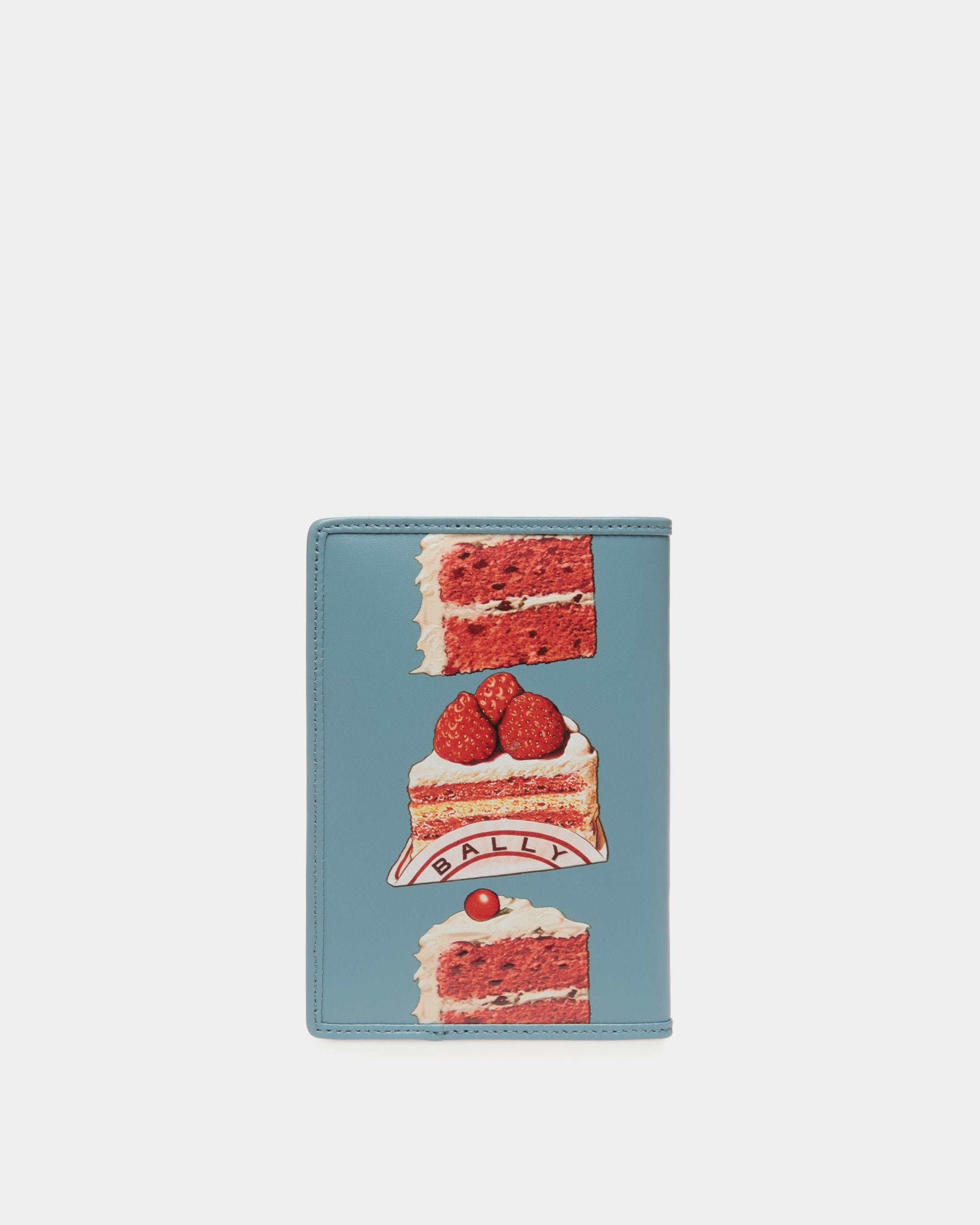 パスポートカバー Bally Cakeプリント ミディアムブルー レザー - 女性 - Bally - 02