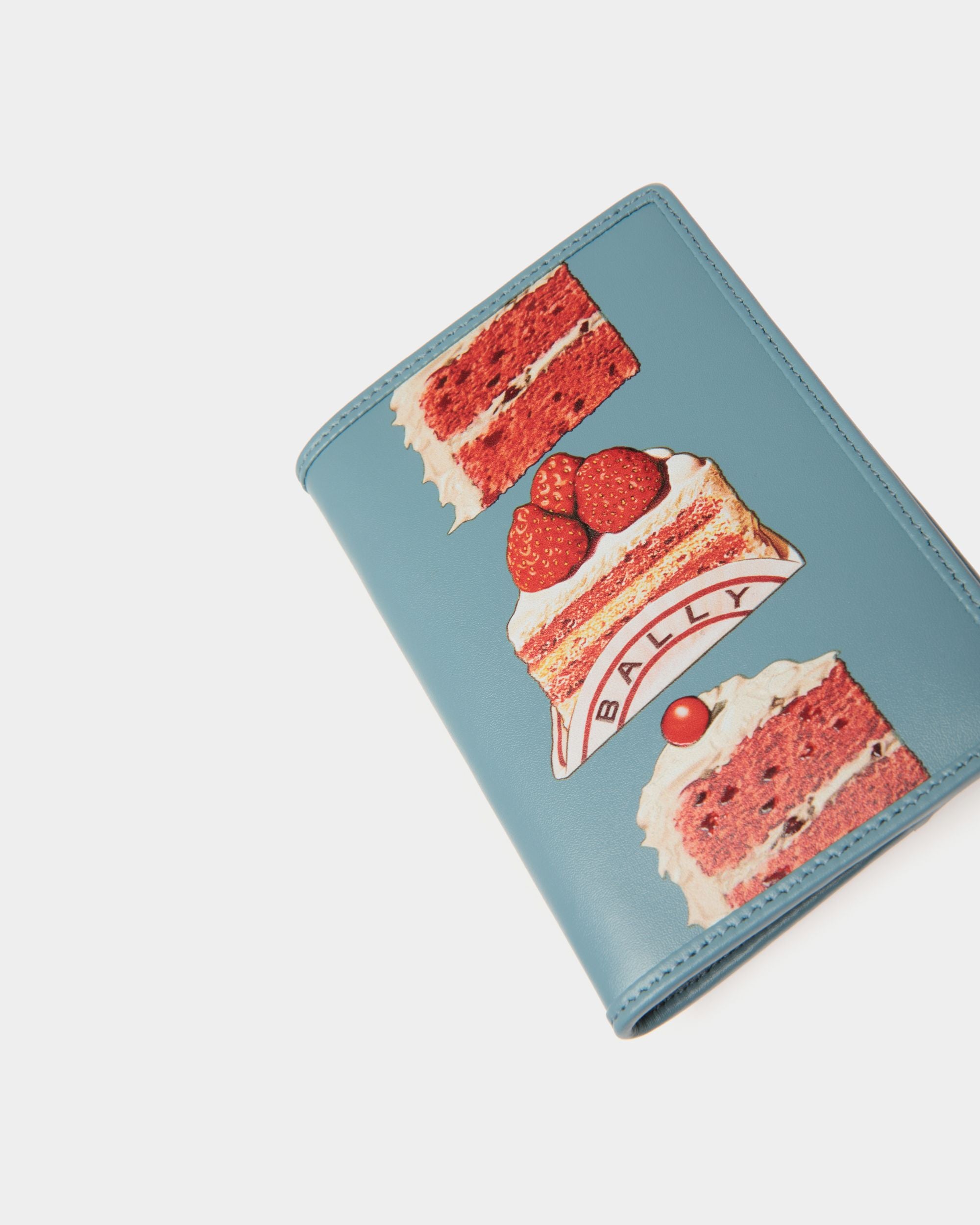パスポートカバー Bally Cakeプリント ミディアムブルー レザー - 女性 - Bally - 04