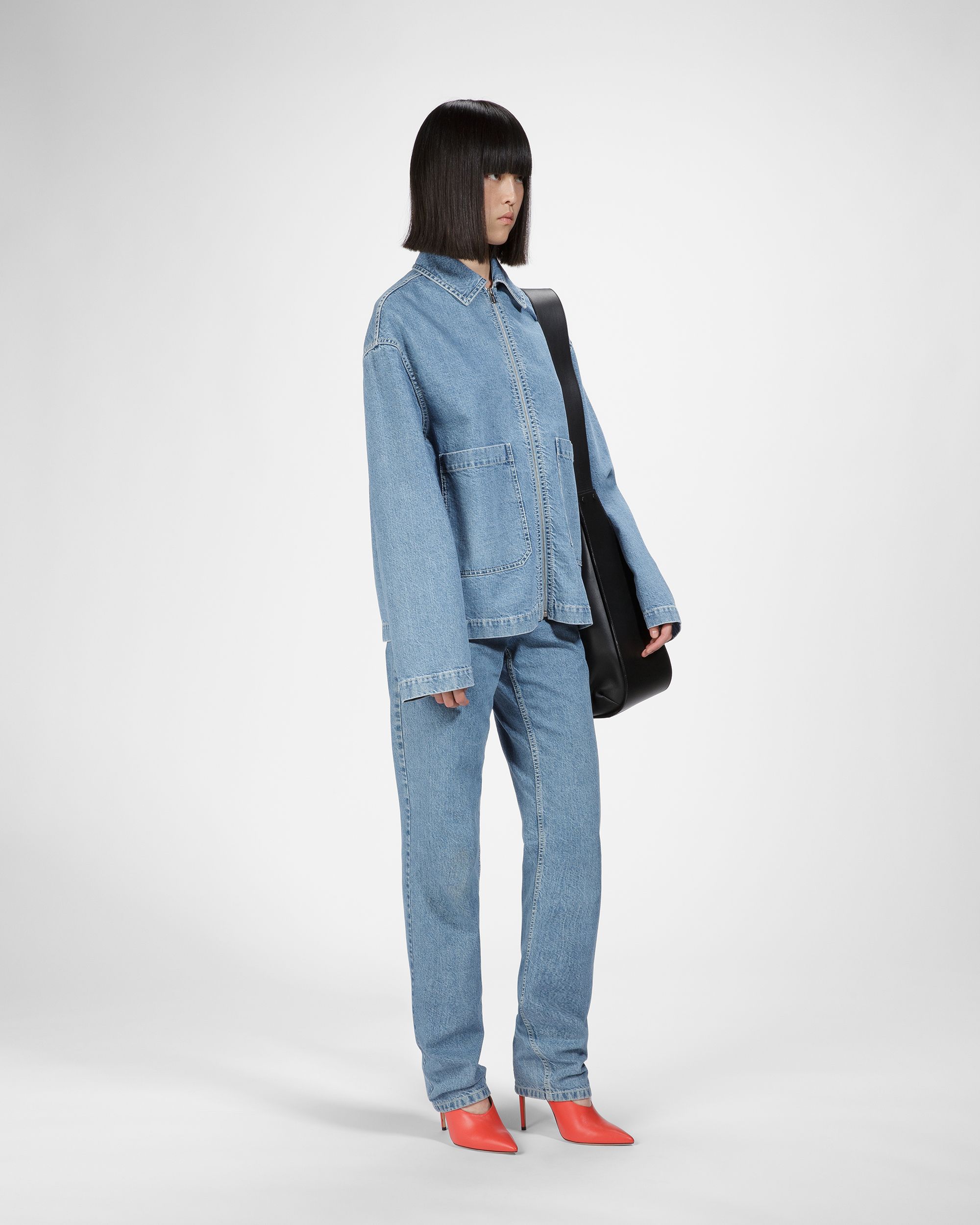 デニム ジャケット ライトブルー コットン デニム ジャケット - 女性 - Bally - 04