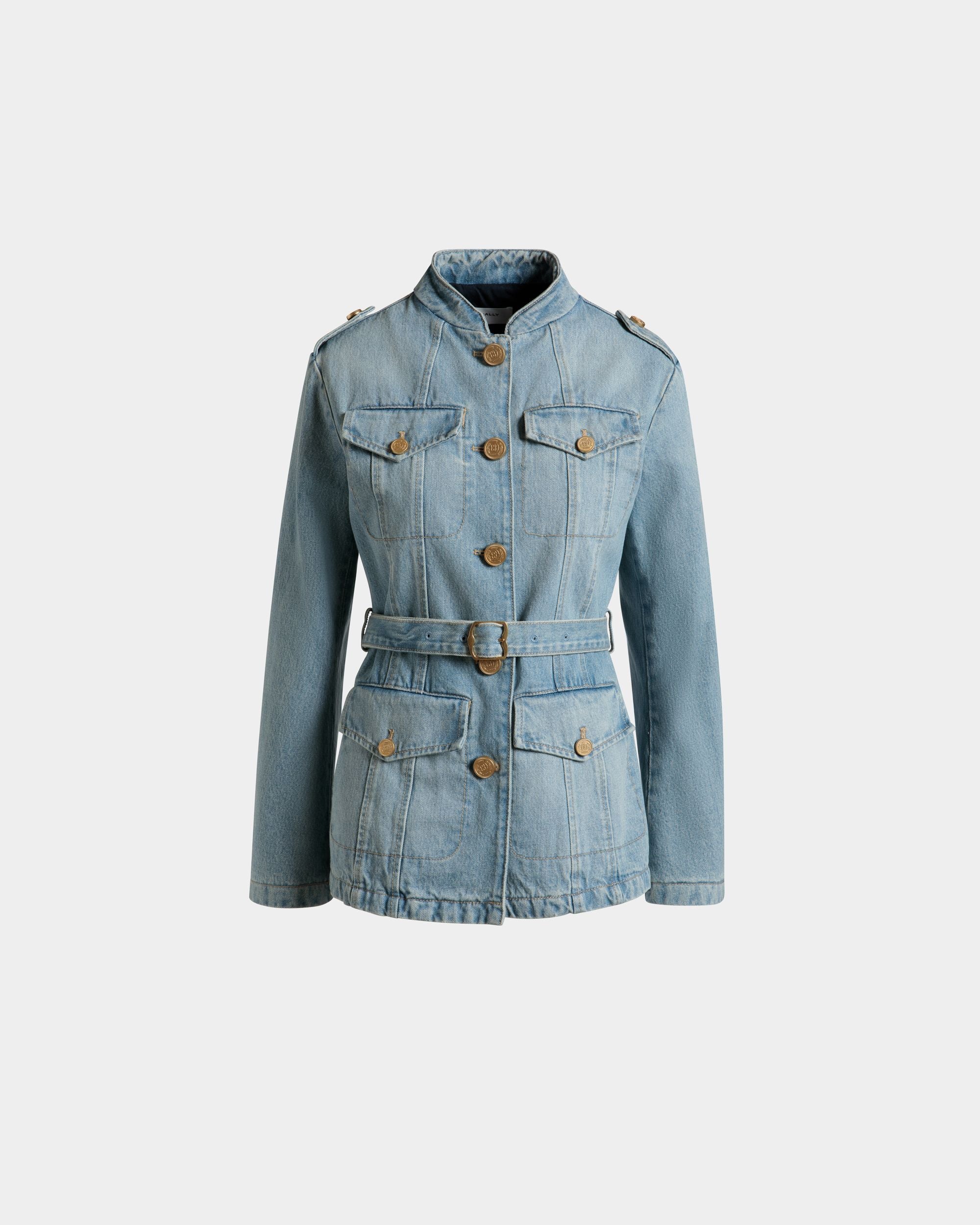 デニムジャケット Light Blue コットン - 女性 - Bally - 01