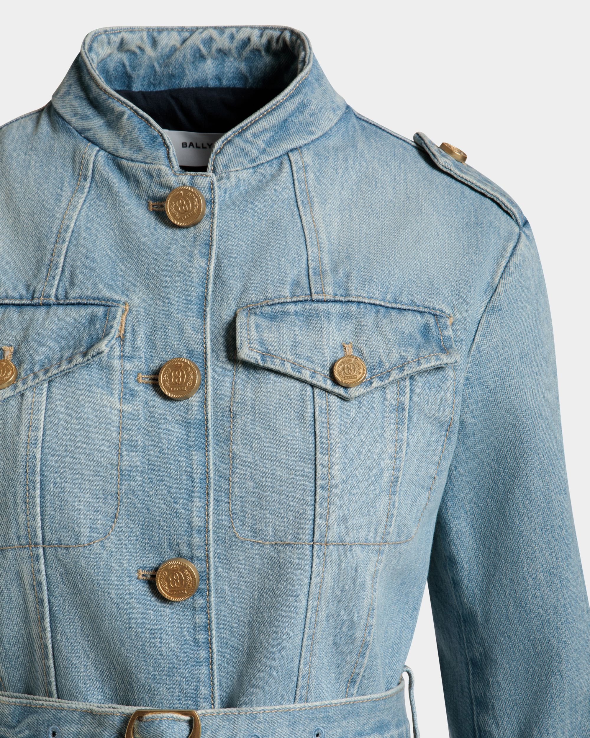 デニムジャケット Light Blue コットン - 女性 - Bally - 04