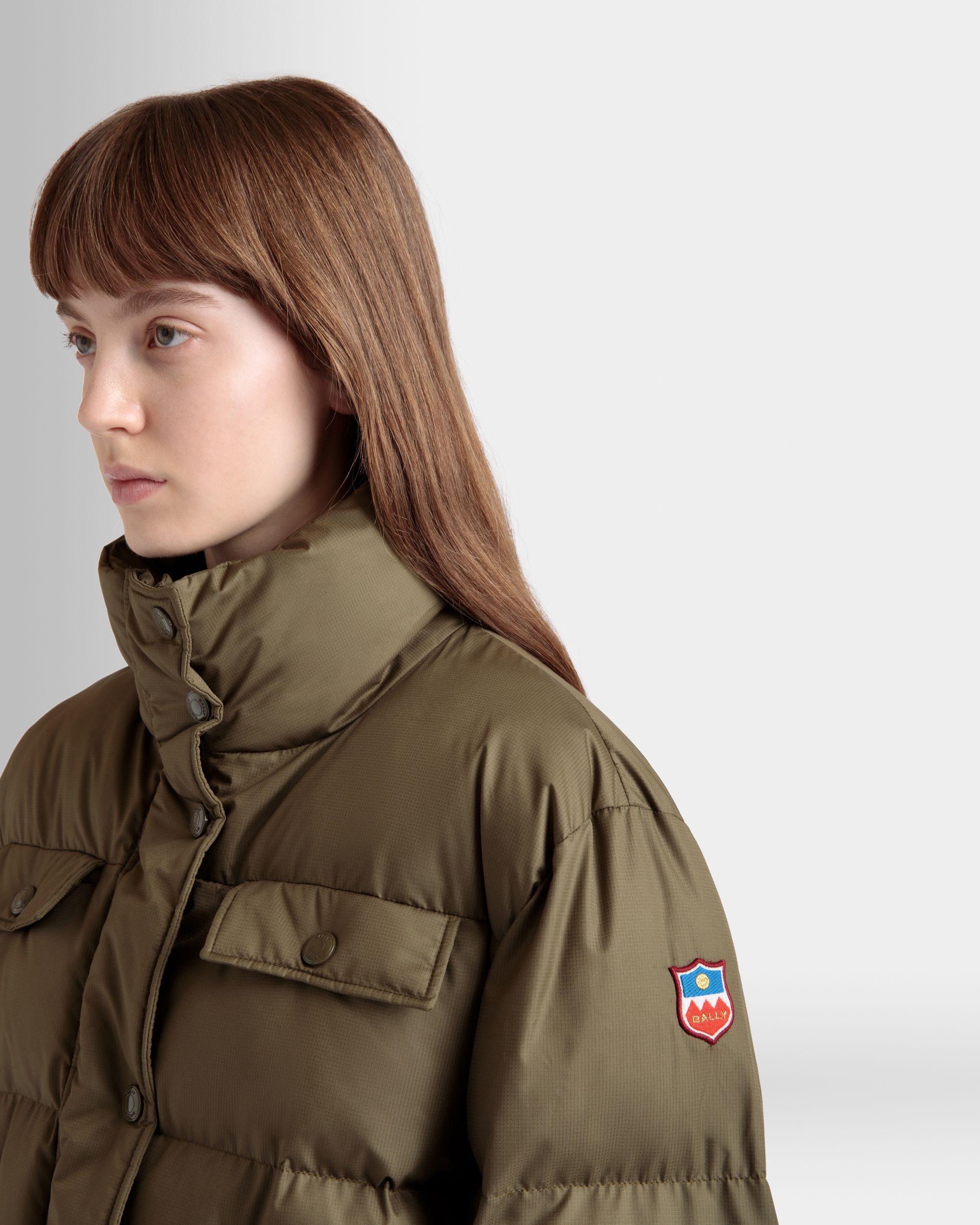 ダウンジャケット Olive Green ナイロン - 女性 - Bally - 04
