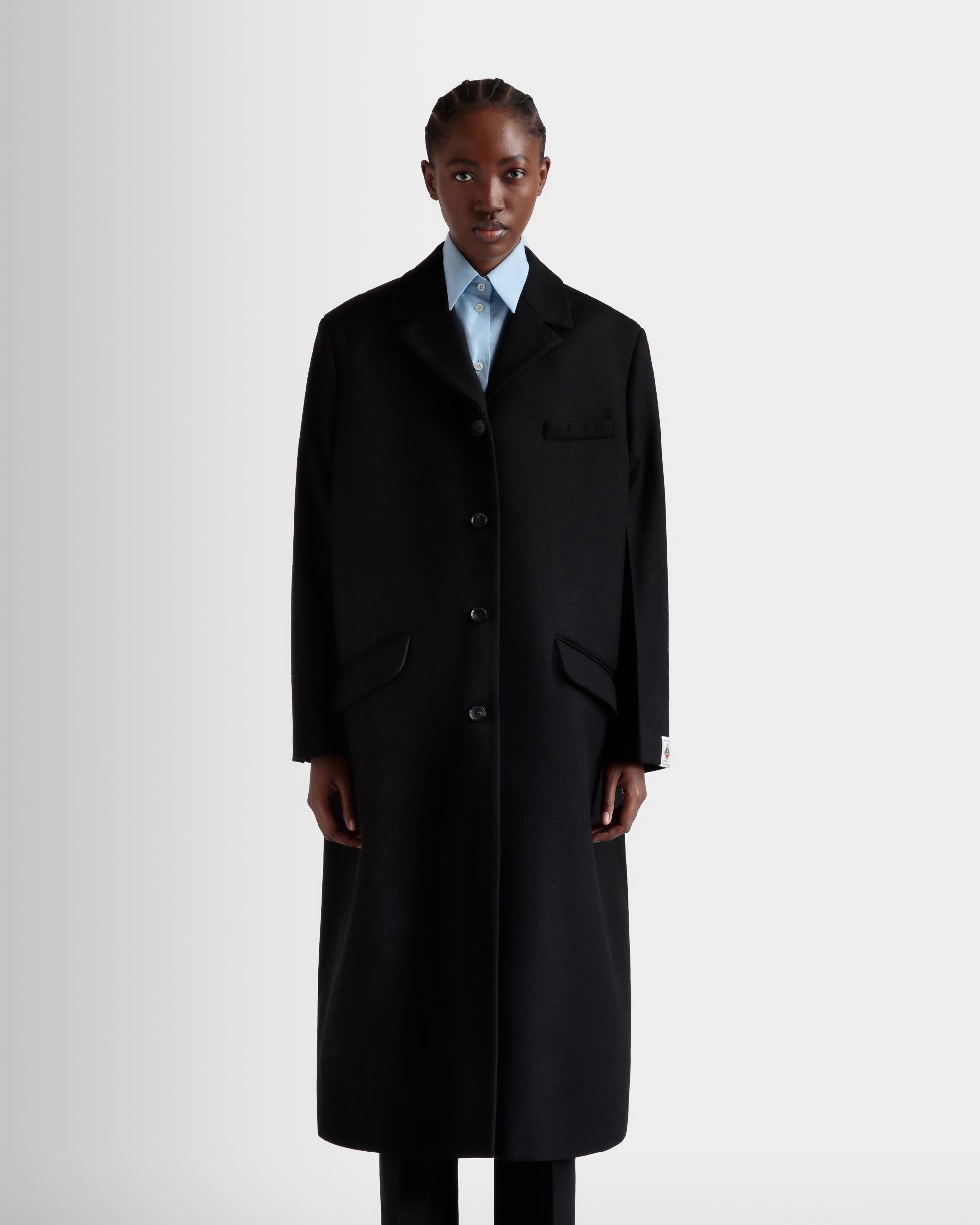 シングルコート ブラック ウールブレンド - 女性 - Bally - 03