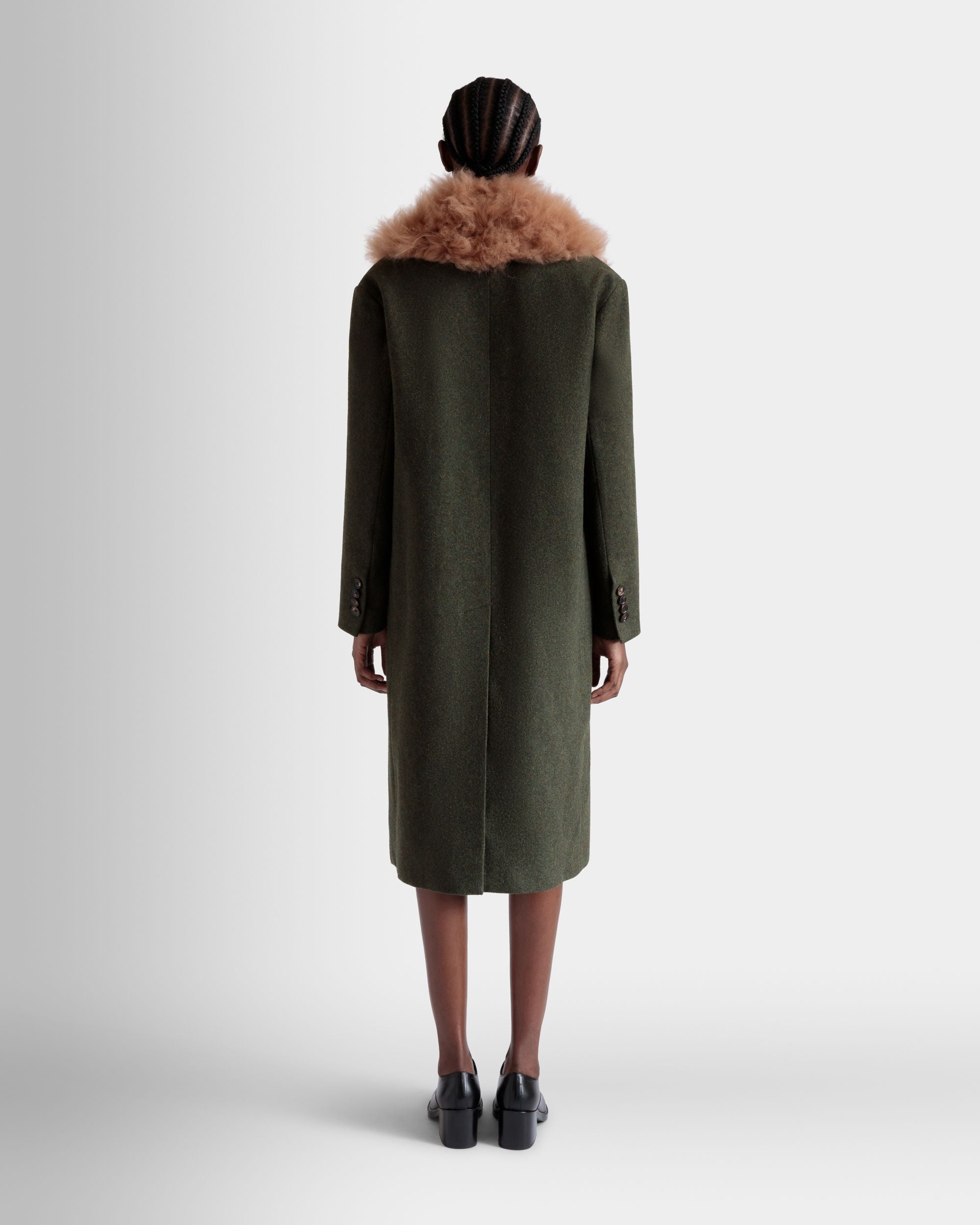 シングルコート ダークグリーン ウール - 女性 - Bally - 06