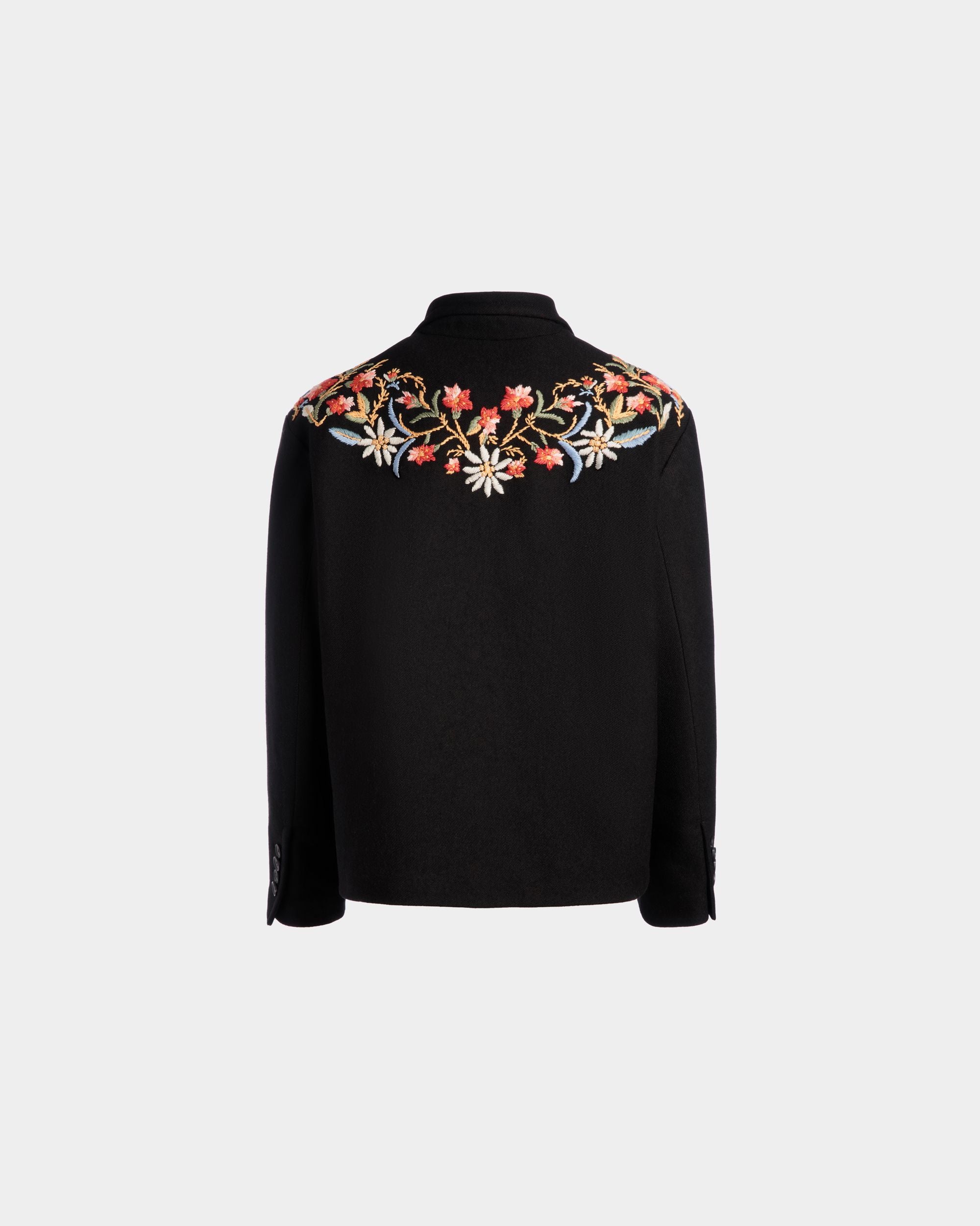 Winter Capsule ジャケット アルパインフラワー ブラック ウールブレンド - 女性 - Bally - 07