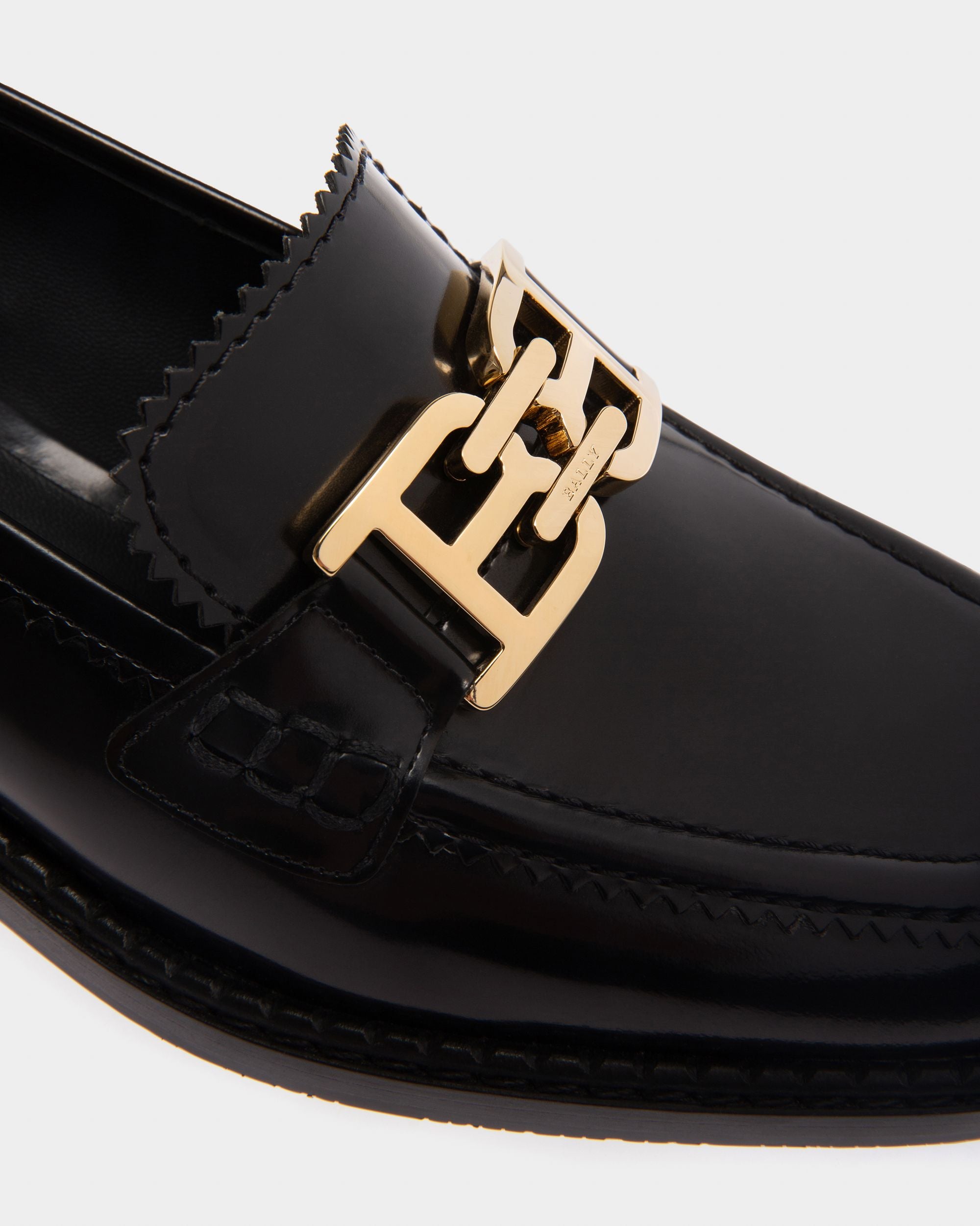 Ellyane ブラック レザー モカシン - 女性 - Bally - 05