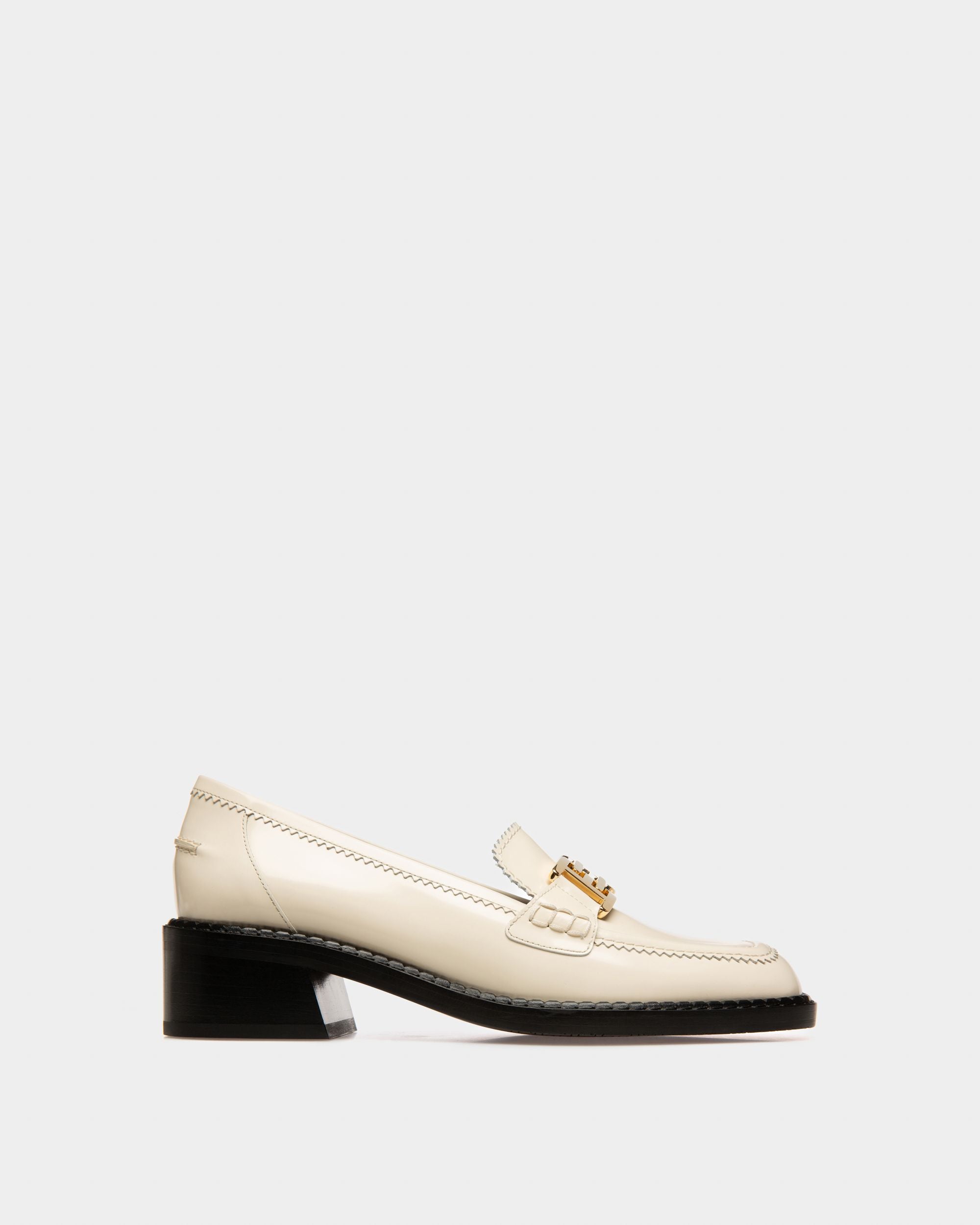 Ellyane ボーンホワイト レザー モカシン - 女性 - Bally - 01