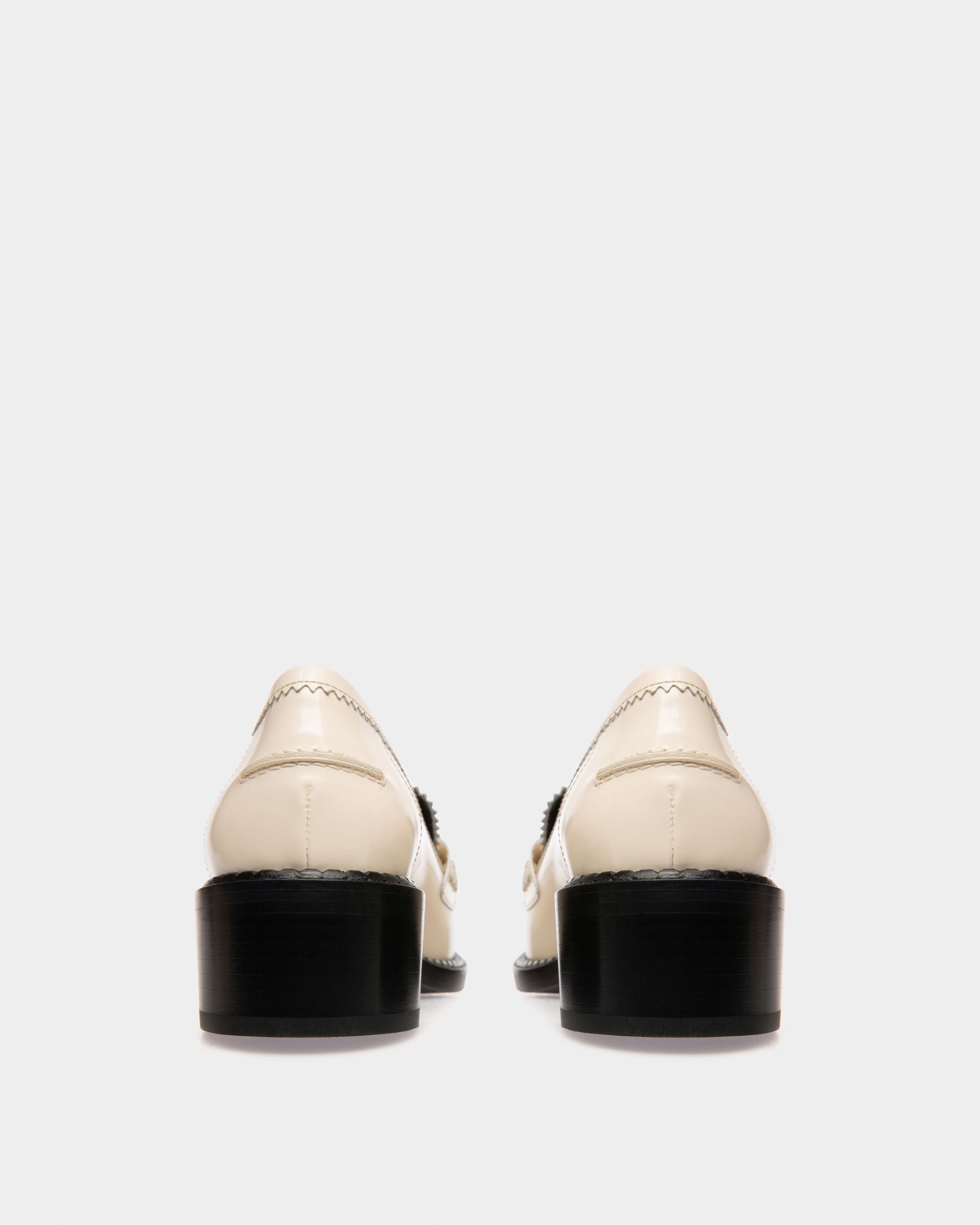 Ellyane ボーンホワイト レザー モカシン - 女性 - Bally - 04