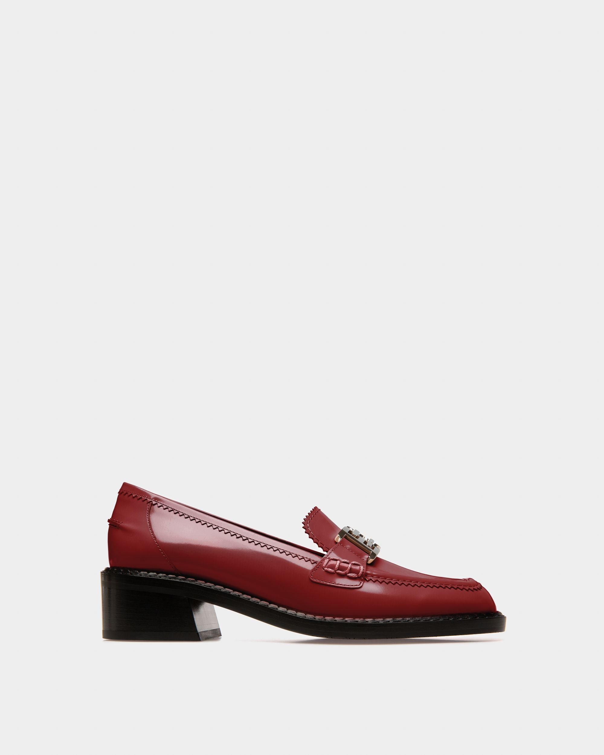 Ellyane ヘリテージレッド レザー モカシン - 女性 - Bally - 01
