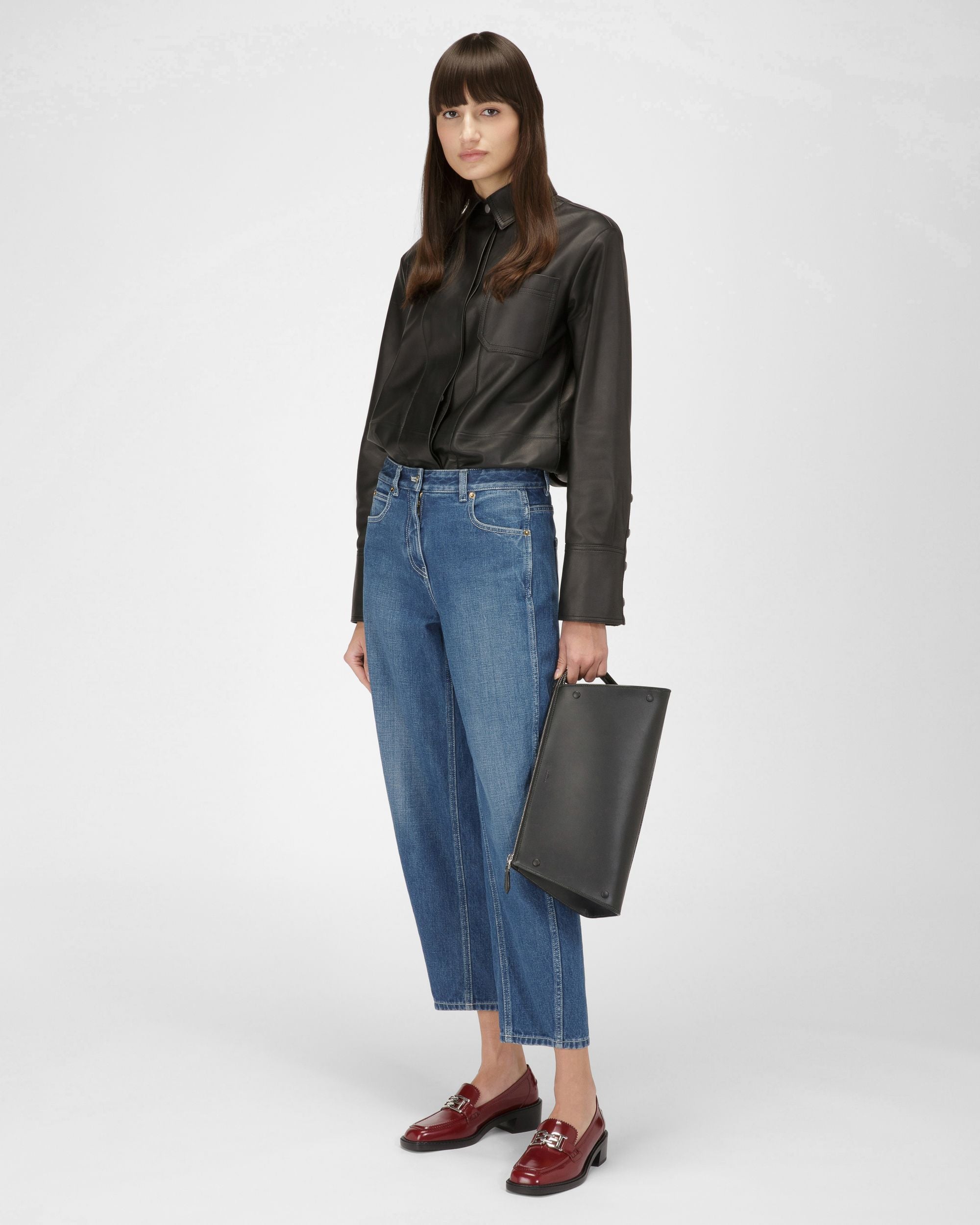 Ellyane ヘリテージレッド レザー モカシン - 女性 - Bally - 02
