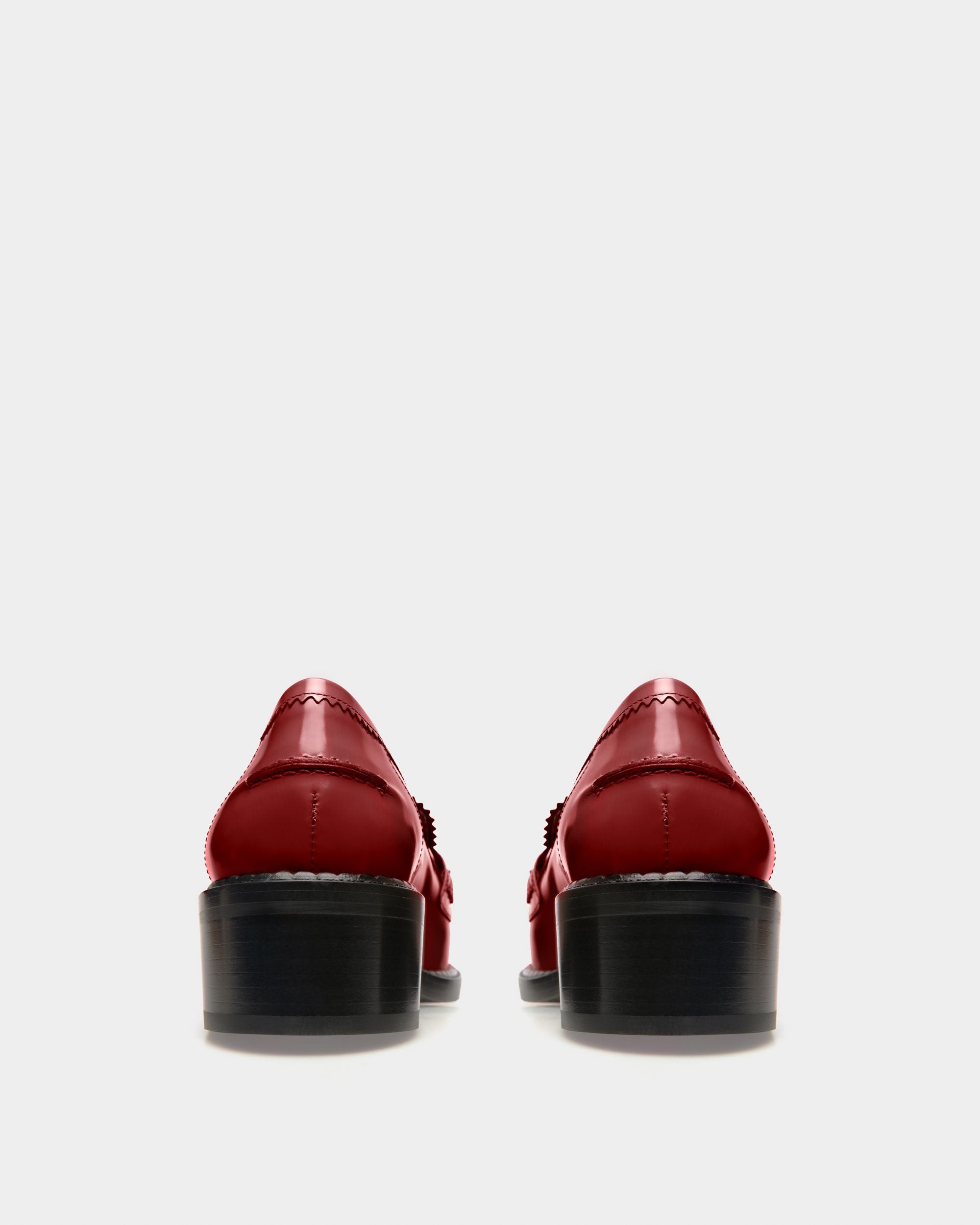Ellyane ヘリテージレッド レザー モカシン - 女性 - Bally - 04