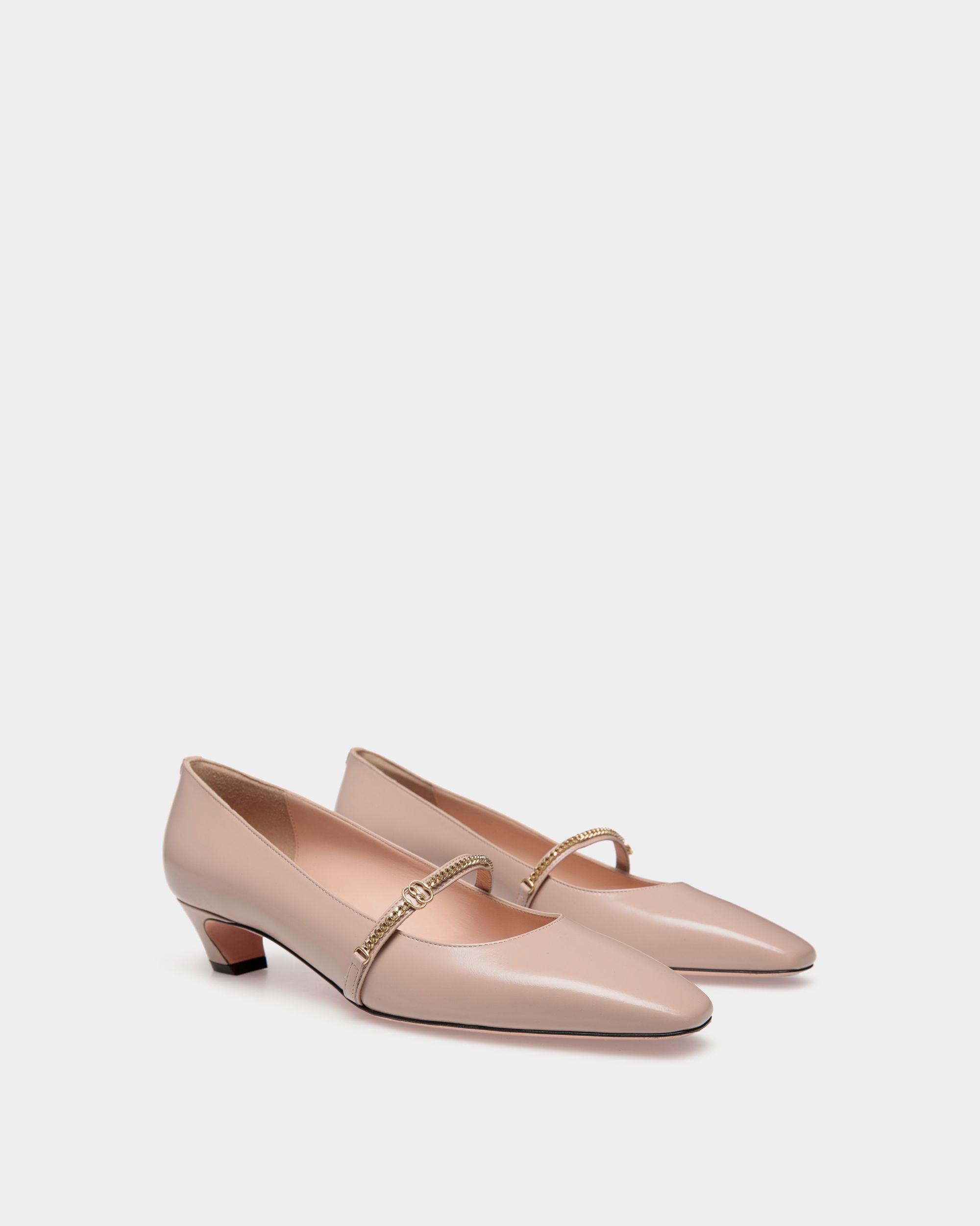 Sylt メリージェーンパンプス ライトベージュ ブラッシュドレザー - 女性 - Bally - 03