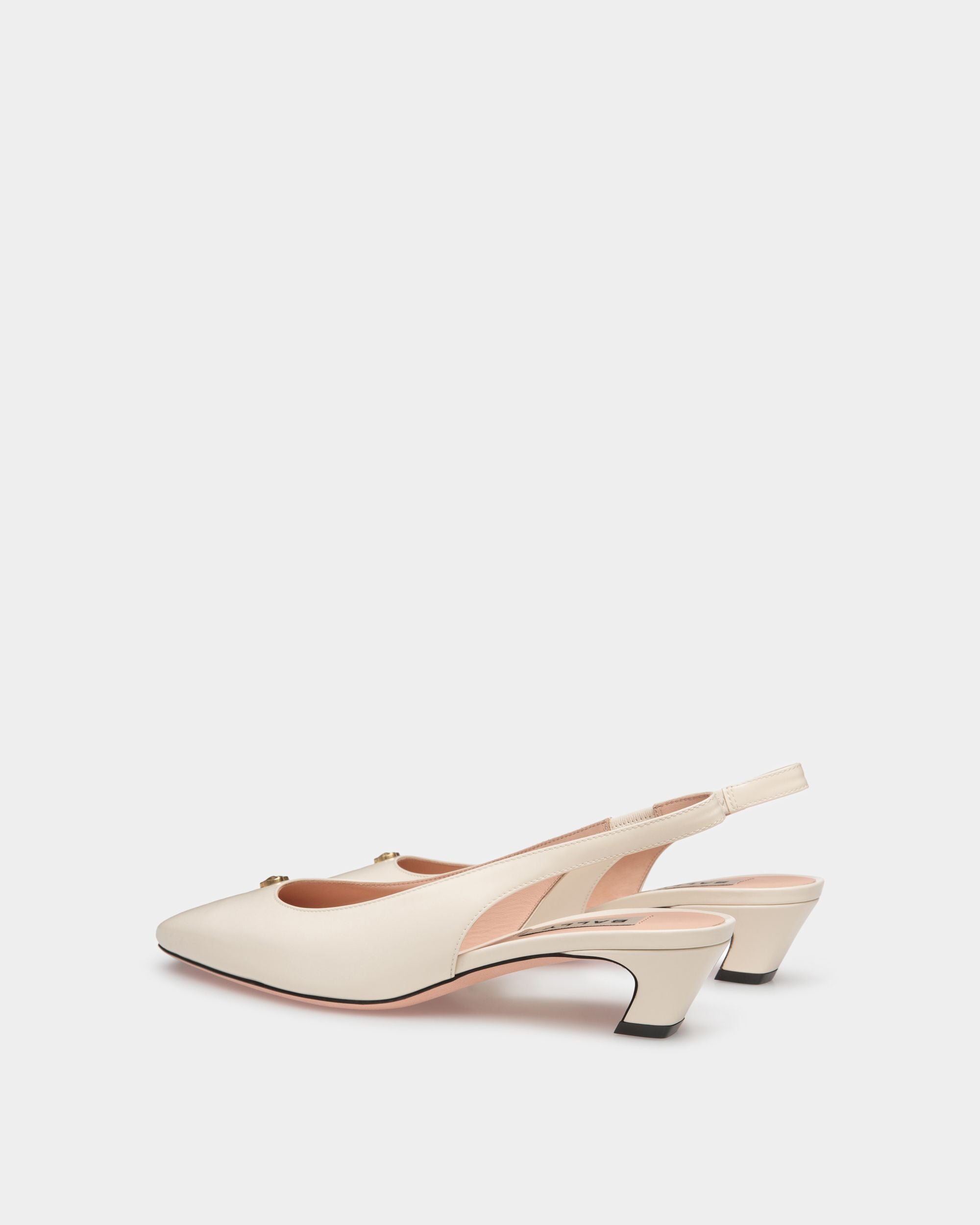 Sylt スリングバックパンプス ホワイト レザー - 女性 - Bally - 03