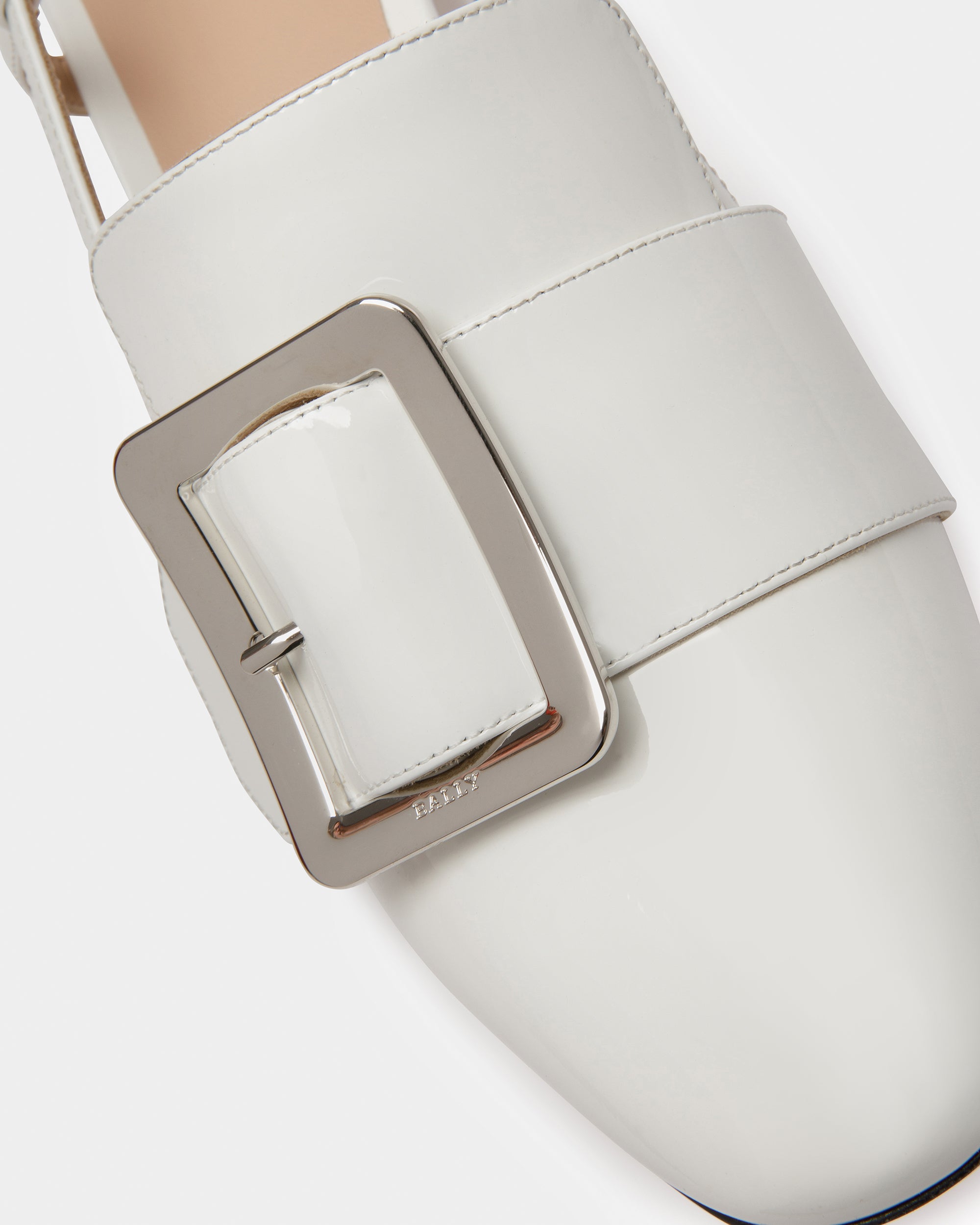 Jasmine ホワイト レザー スリングバック パンプス - 女性 - Bally - 03