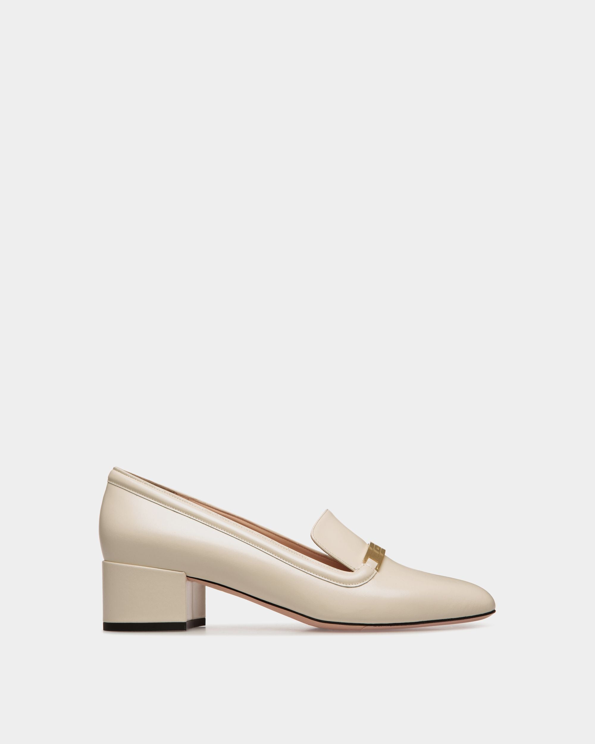 Deco パンプス ホワイト レザー - 女性 - Bally - 01