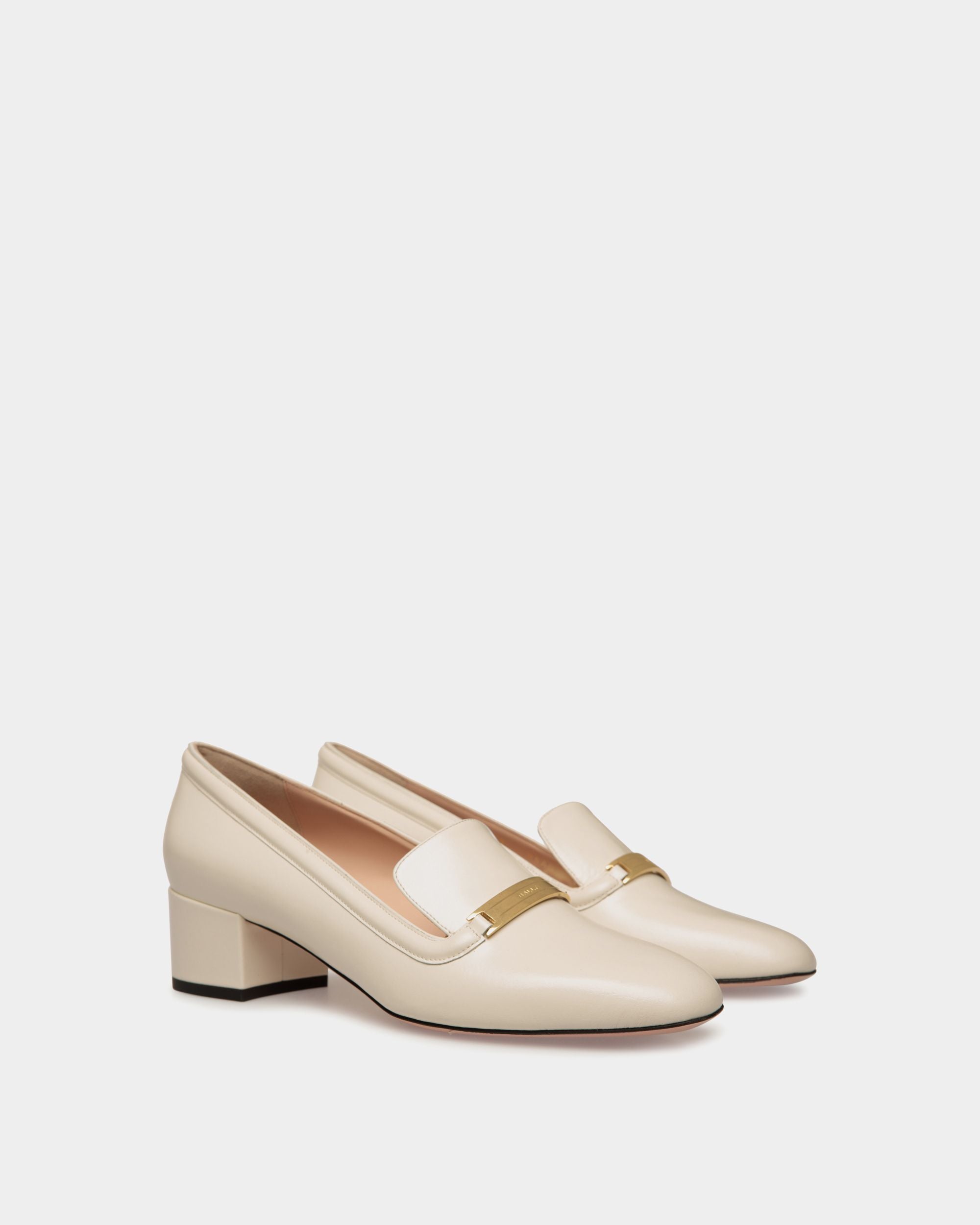 Deco パンプス ホワイト レザー - 女性 - Bally - 03