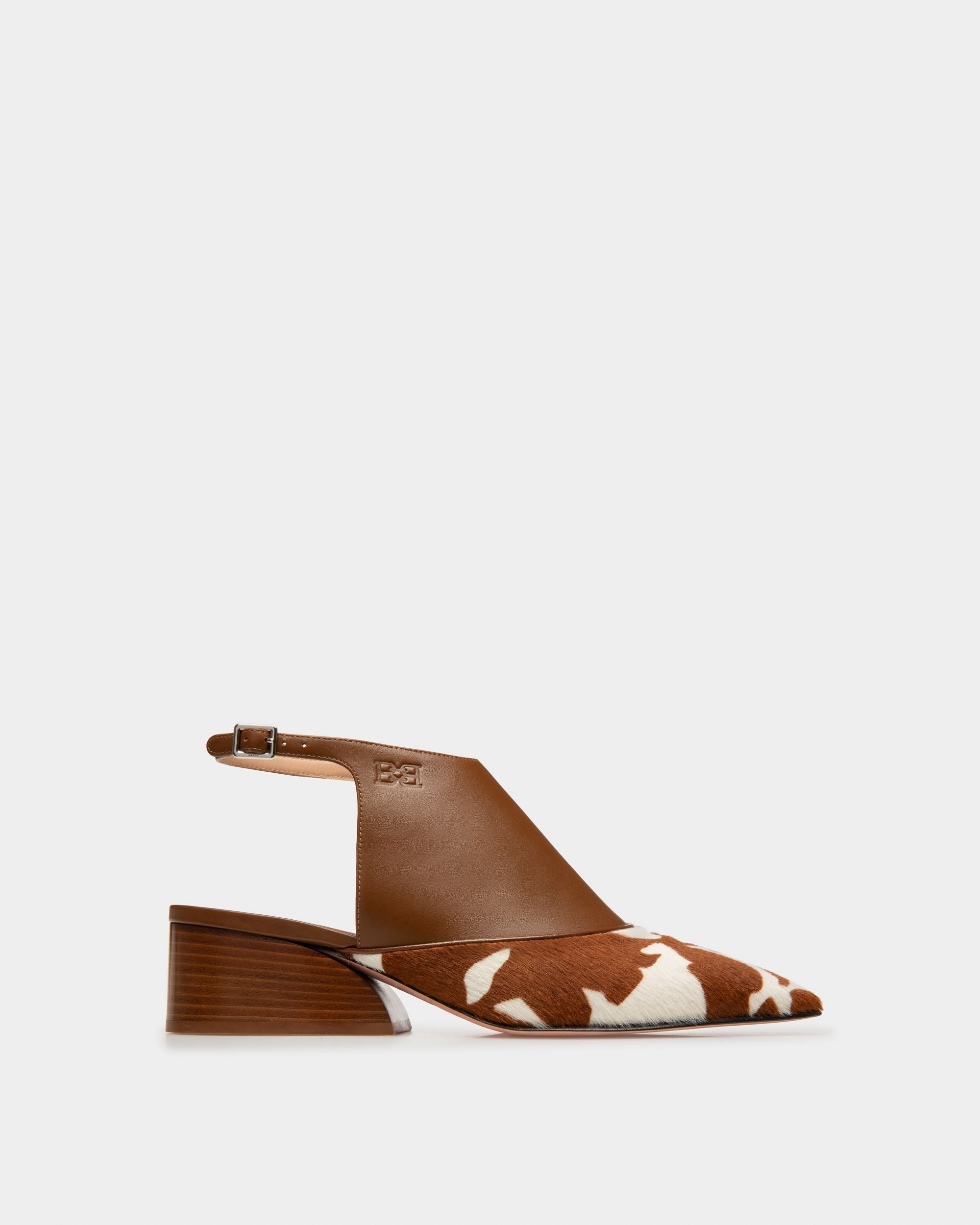 Girelle ホワイト＆ブラウン レザー パンプス - 女性 - Bally - 01