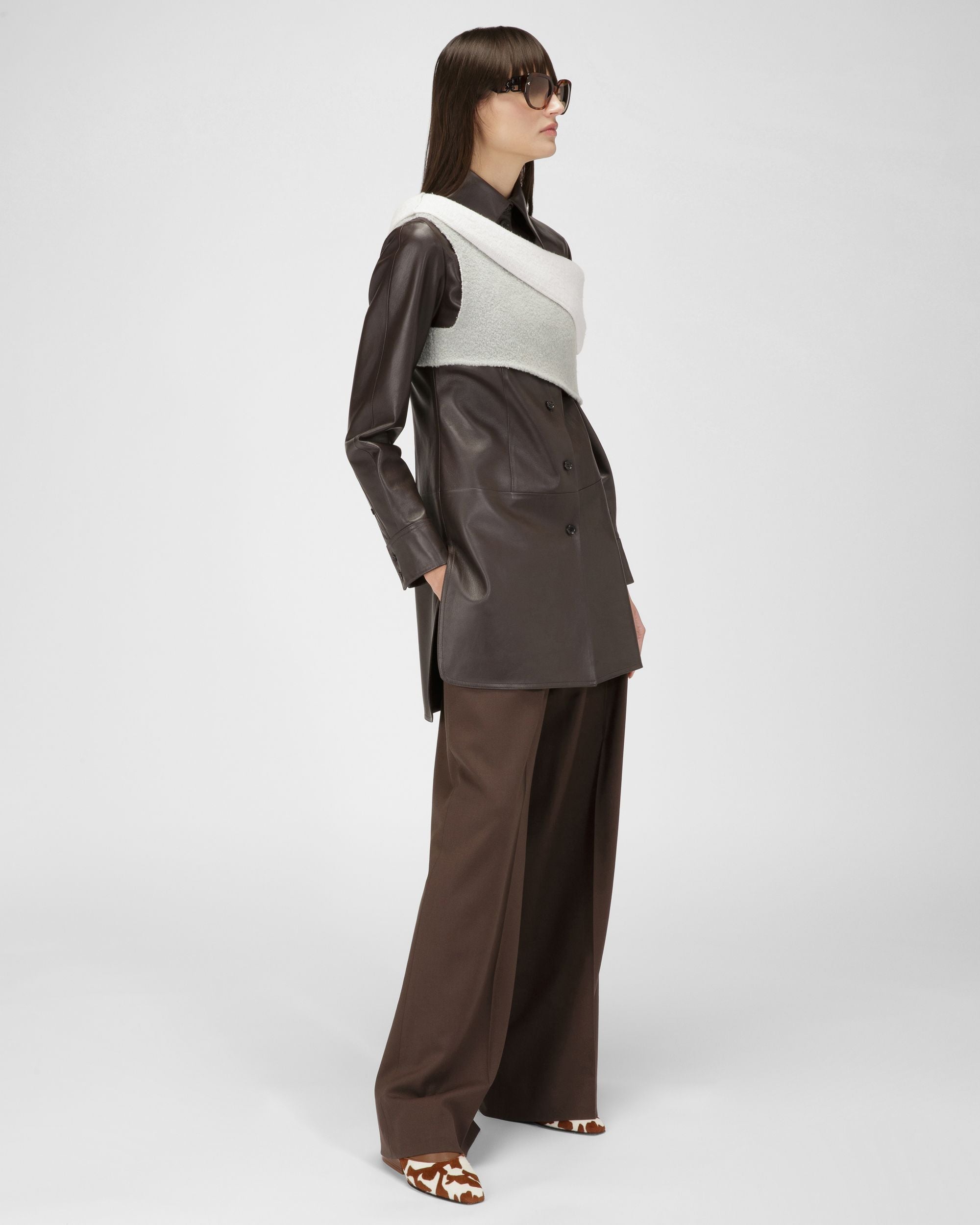 Girelle ホワイト＆ブラウン レザー パンプス - 女性 - Bally - 06