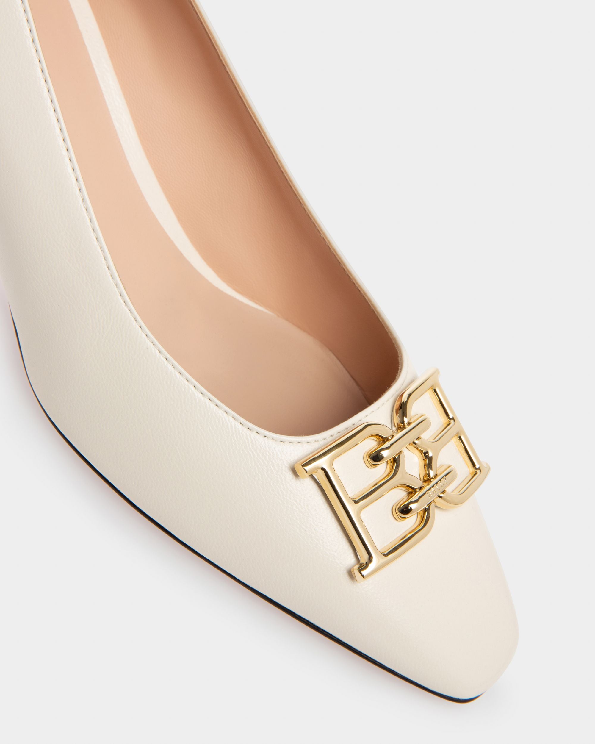 Evanca ボーンホワイト レザー パンプス - 女性 - Bally - 05