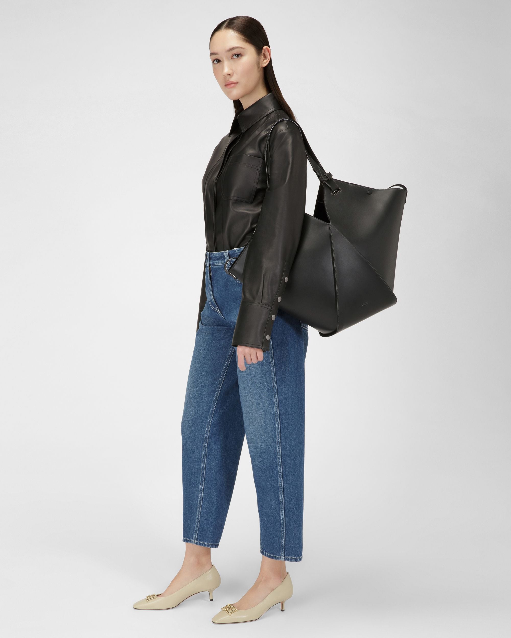 Evanca ベージュ レザー パンプス - 女性 - Bally - 03