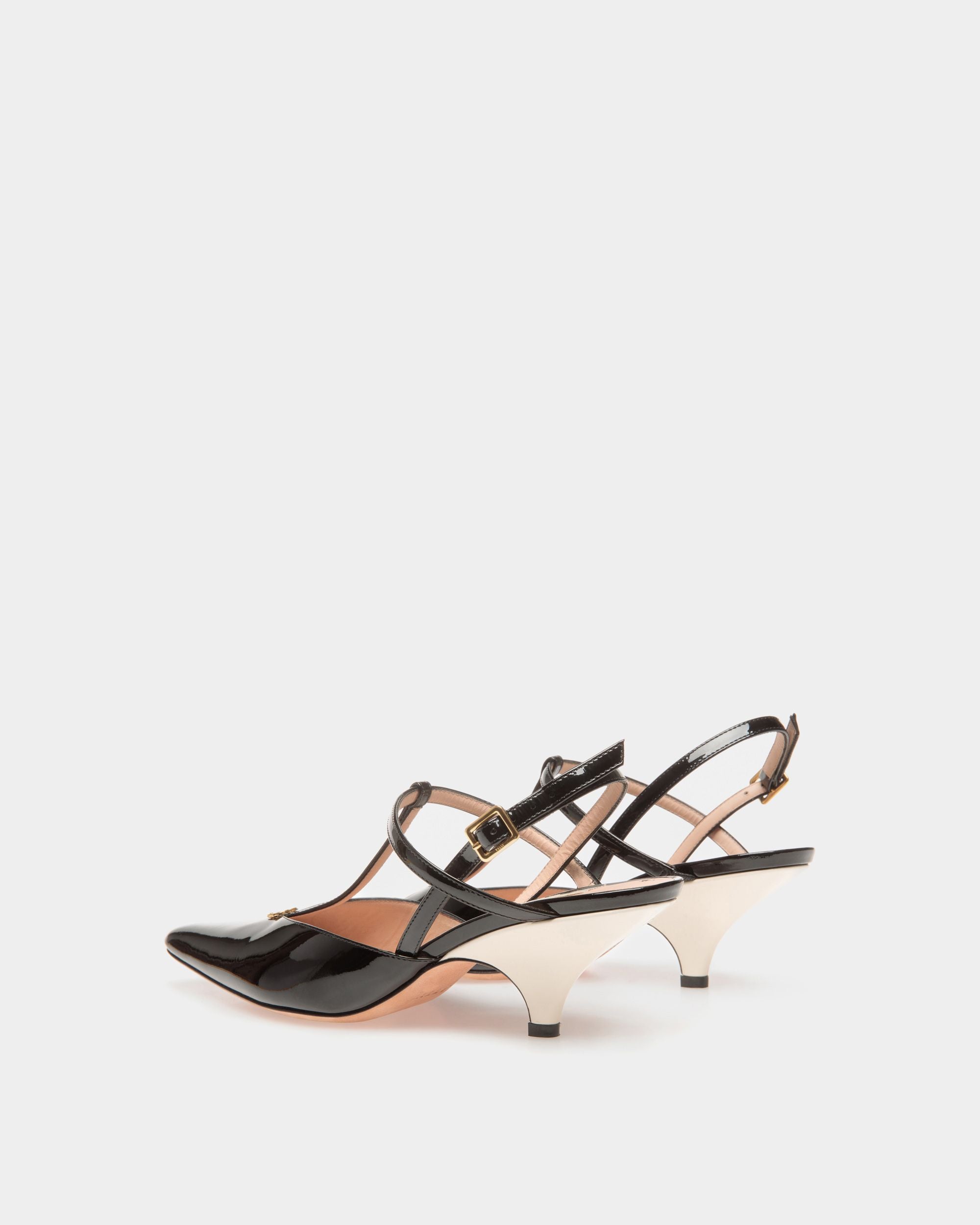 Katy スリングバック パンプス ブラック＆ボーンホワイト レザー - 女性 - Bally - 04