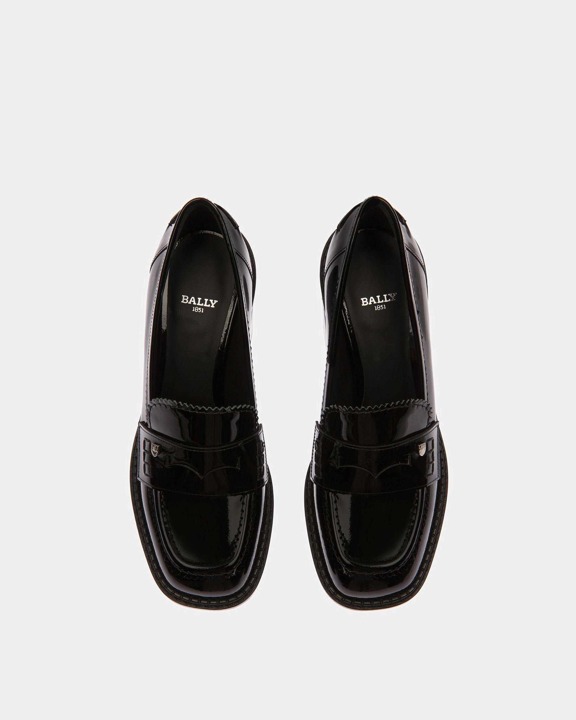 Elly ブラック レザー モカシン - 女性 - Bally - 02