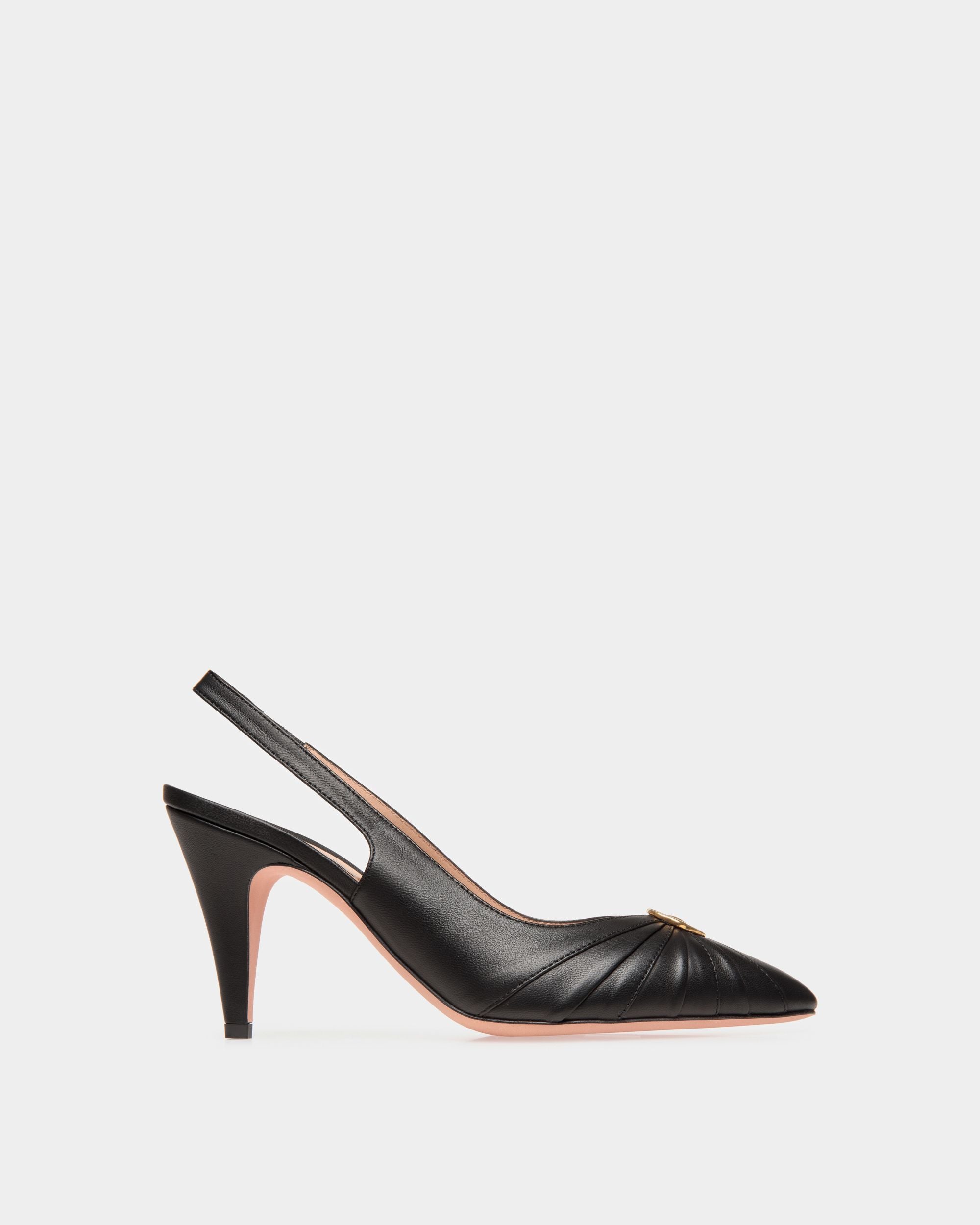 Jolene スリングバック パンプス ブラック レザー - 女性 - Bally - 01