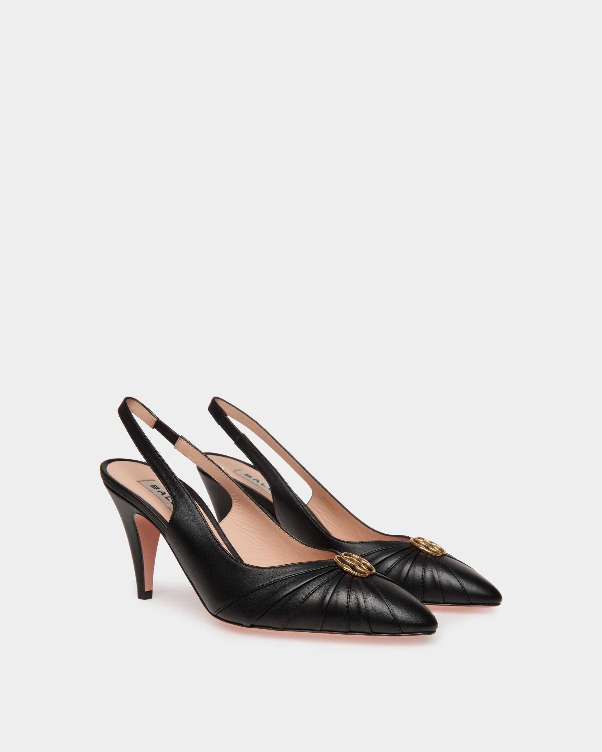 Jolene スリングバック パンプス ブラック レザー - 女性 - Bally - 02