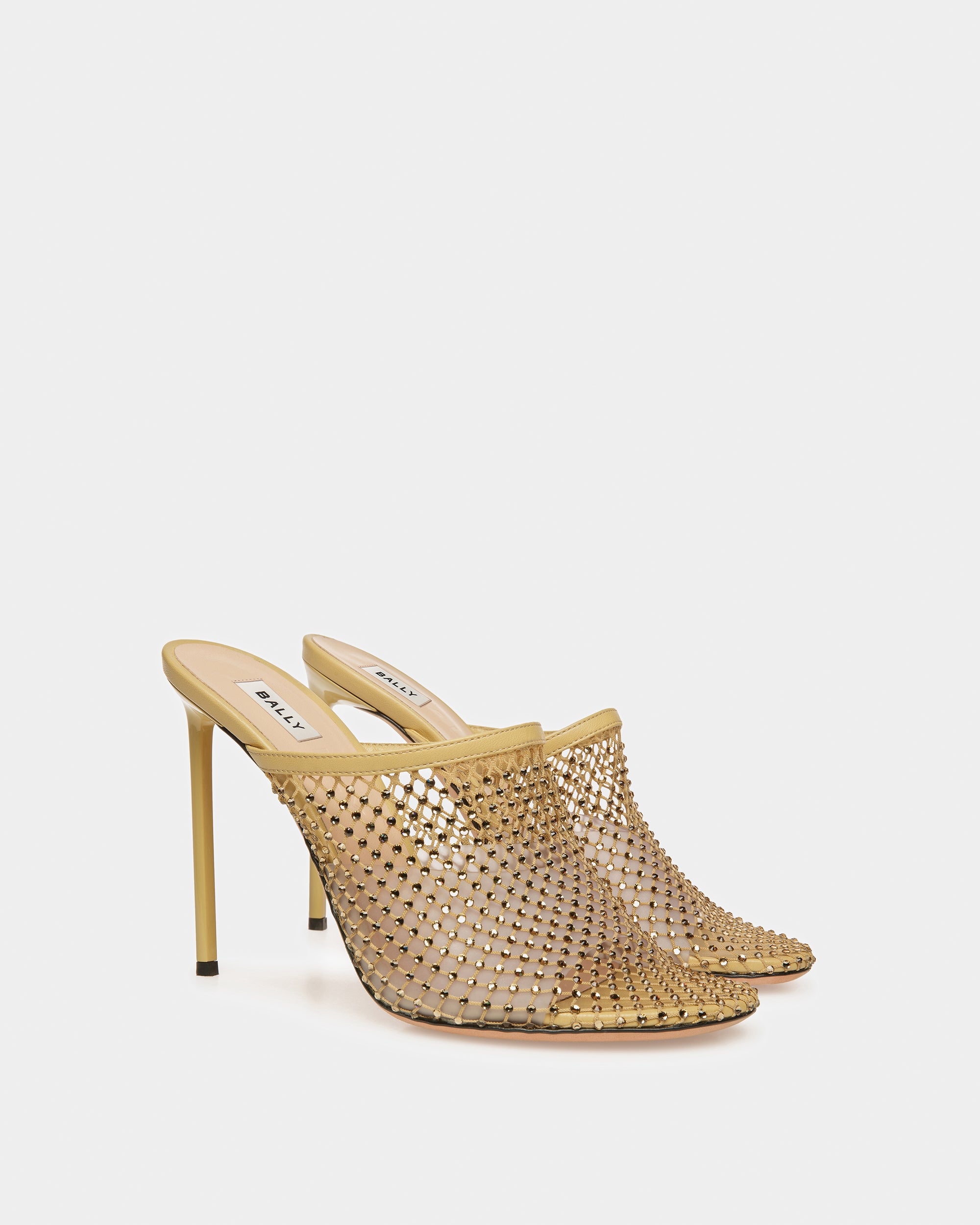Crystal Fishnet ミュール クリスタル メッシュ - 女性 - Bally - 03