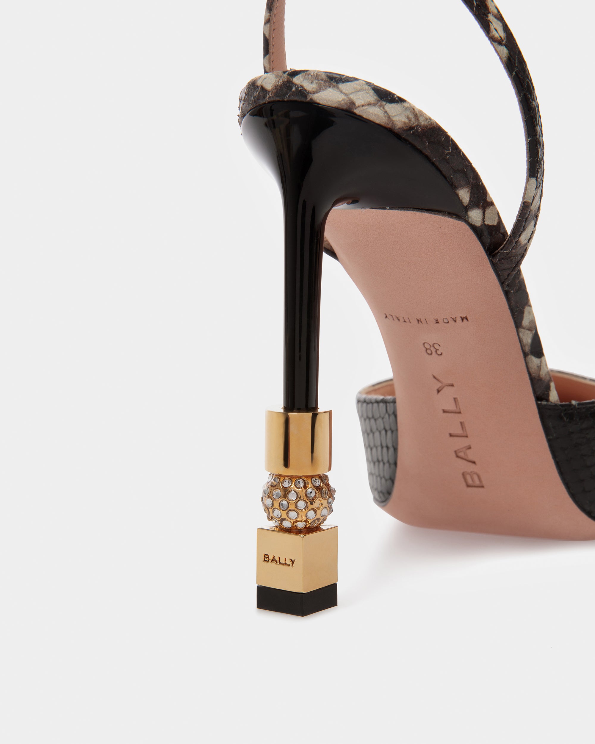 Block アンクルストラップ パンプス パイソンプリント - 女性 - Bally - 03