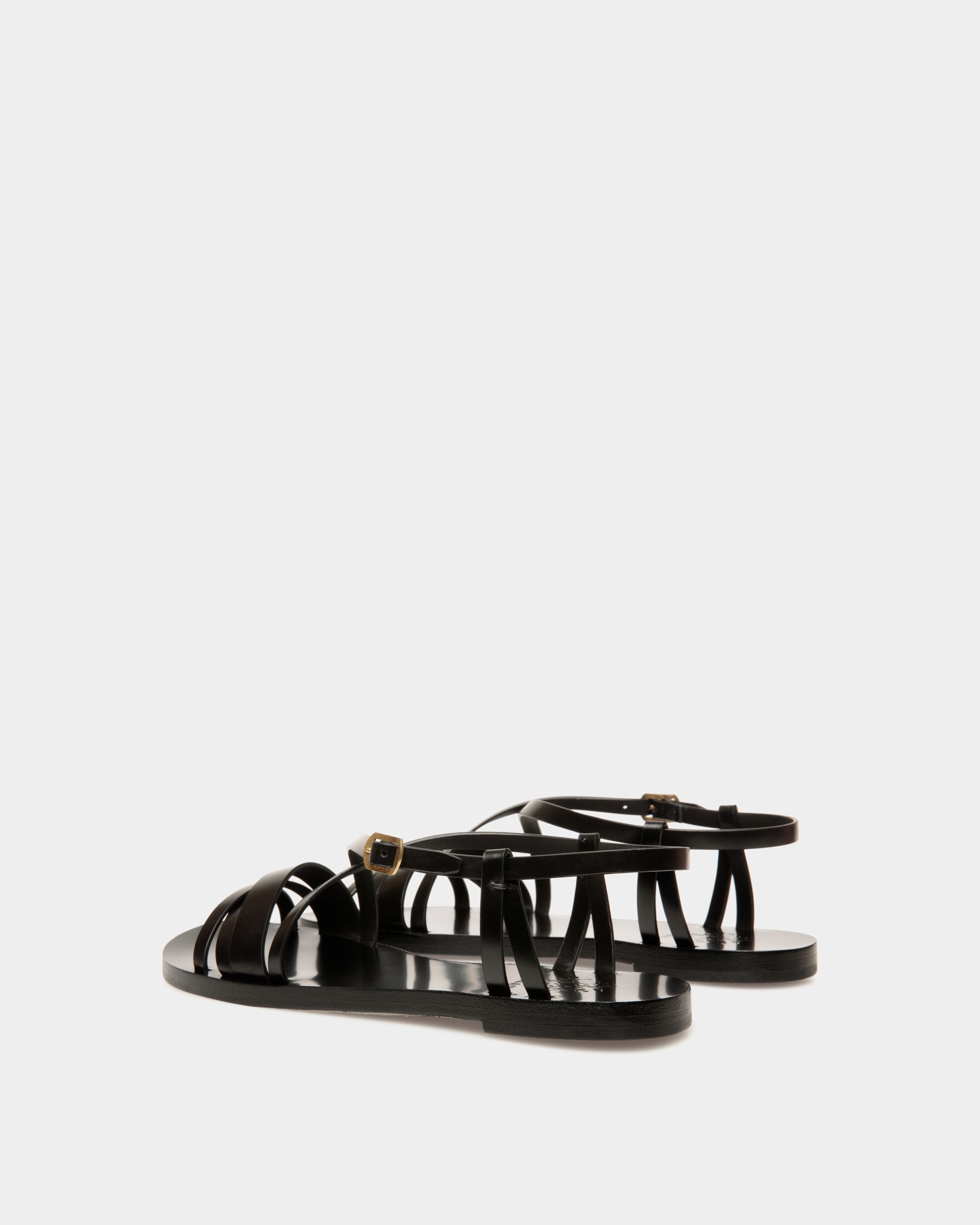 Salis フラットサンダル ブラック レザー - 女性 - Bally - 04