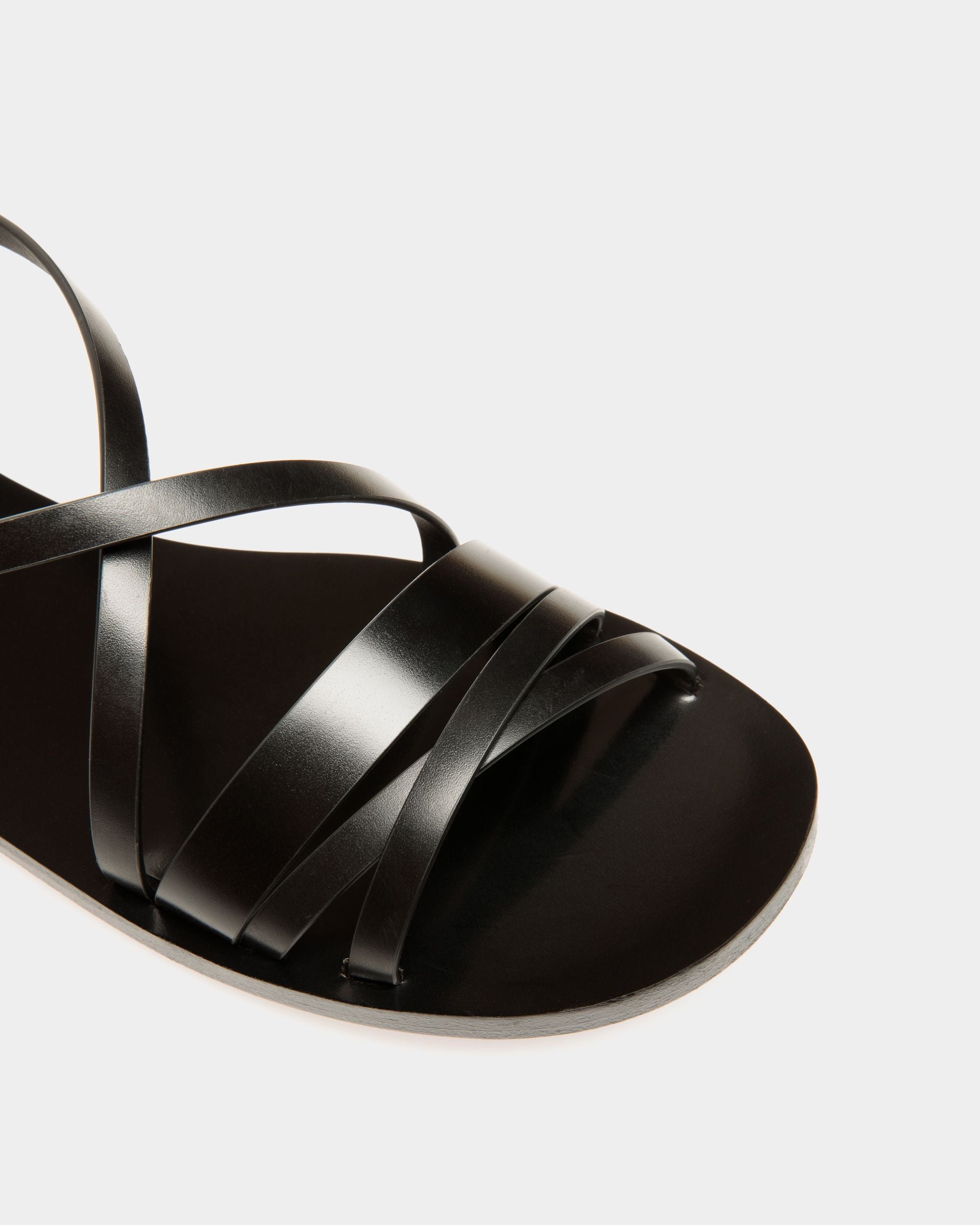 Salis フラットサンダル ブラック レザー - 女性 - Bally - 05
