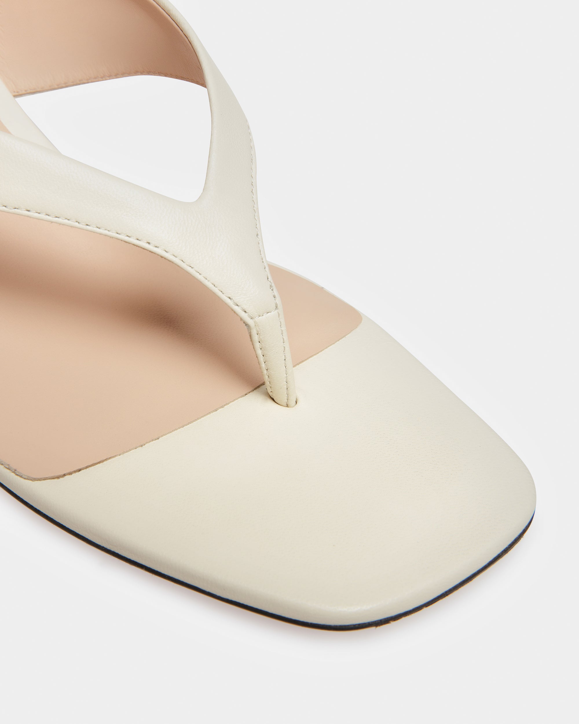 Nyna ボーンホワイト レザー サンダル - 女性 - Bally - 05