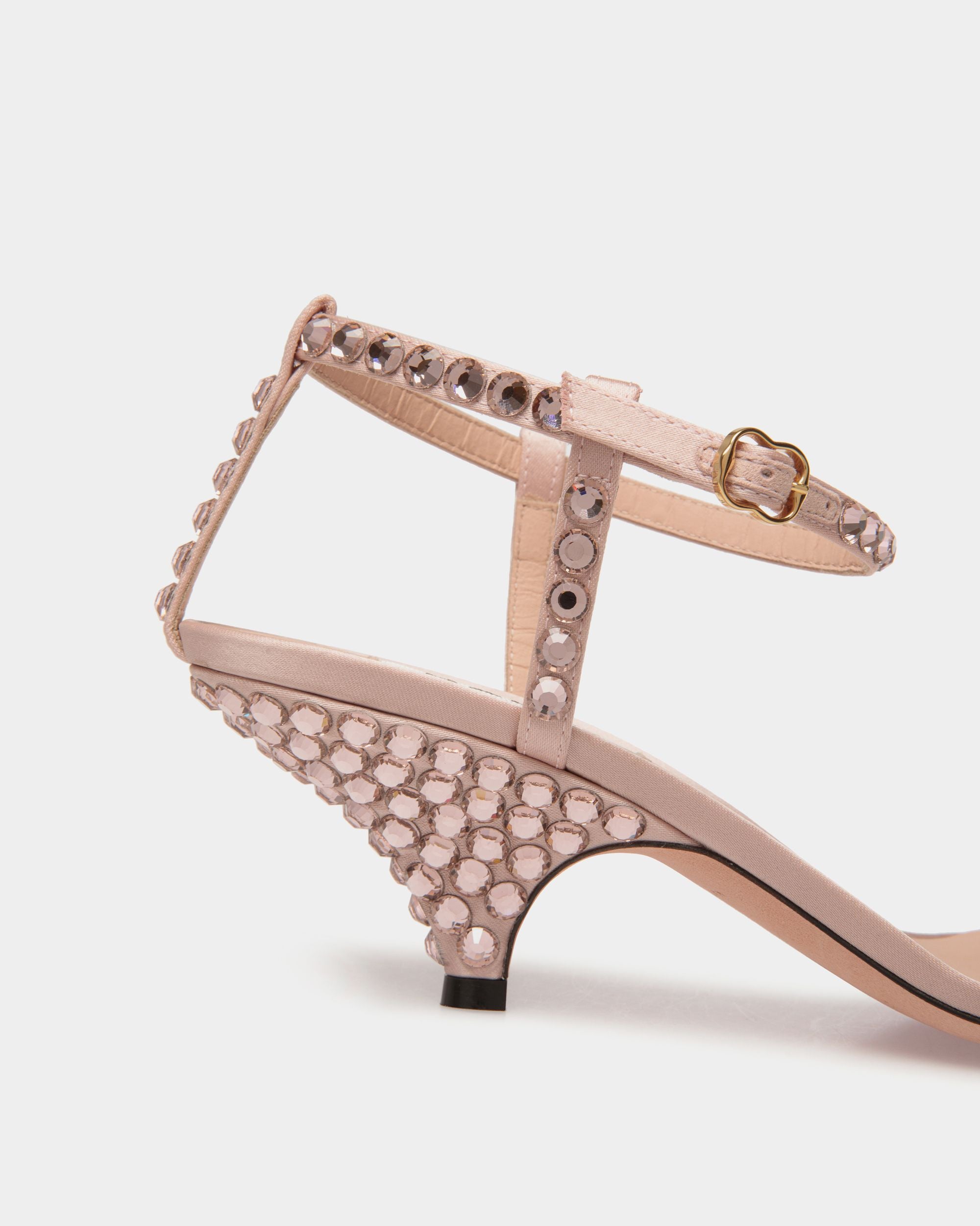 Katy ヒールサンダル Light Pink ファブリック＆クリスタル - 女性 - Bally - 04