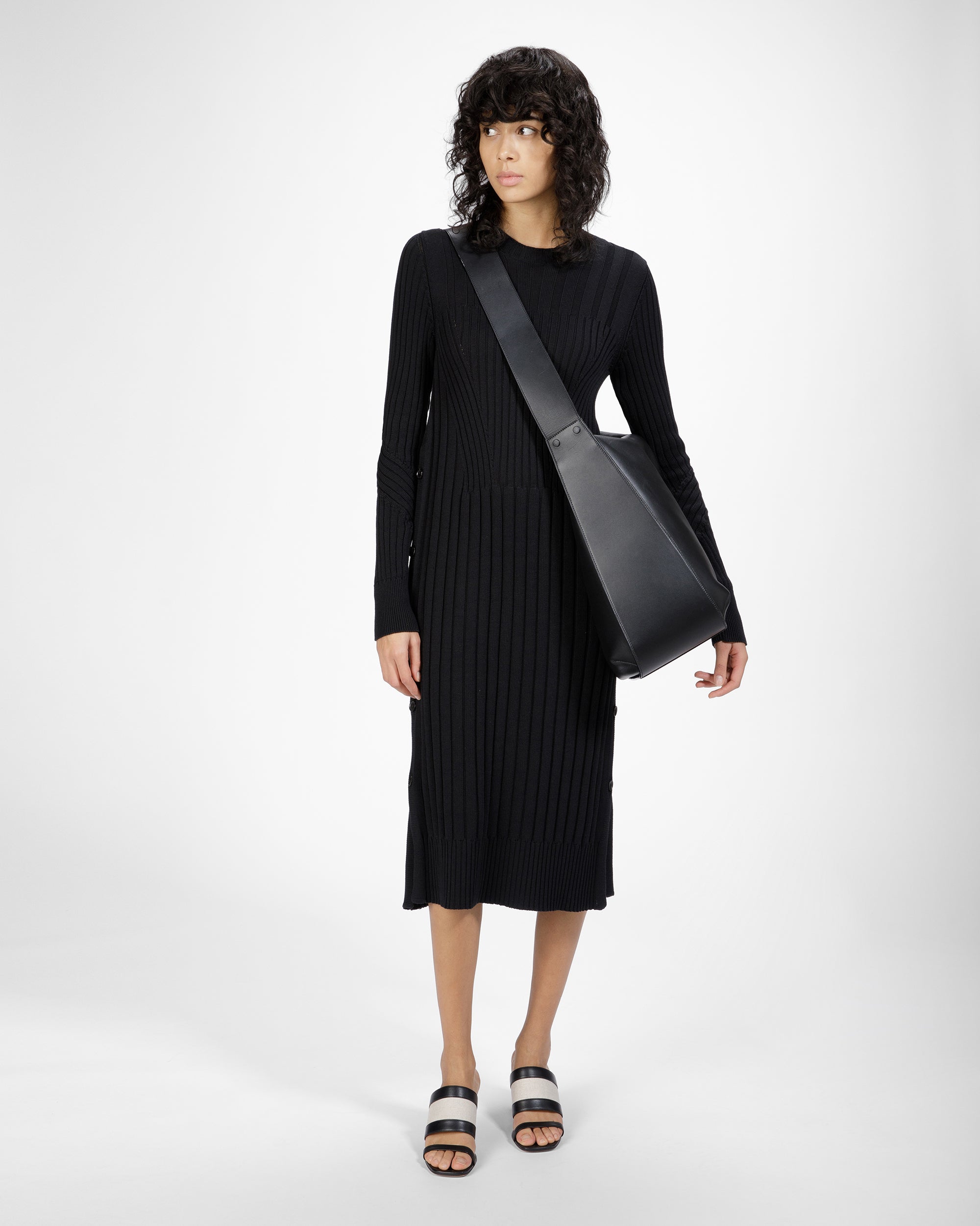 Bianka ナチュラル＆ブラック キャンバス＆レザー ミュール - 女性 - Bally - 03