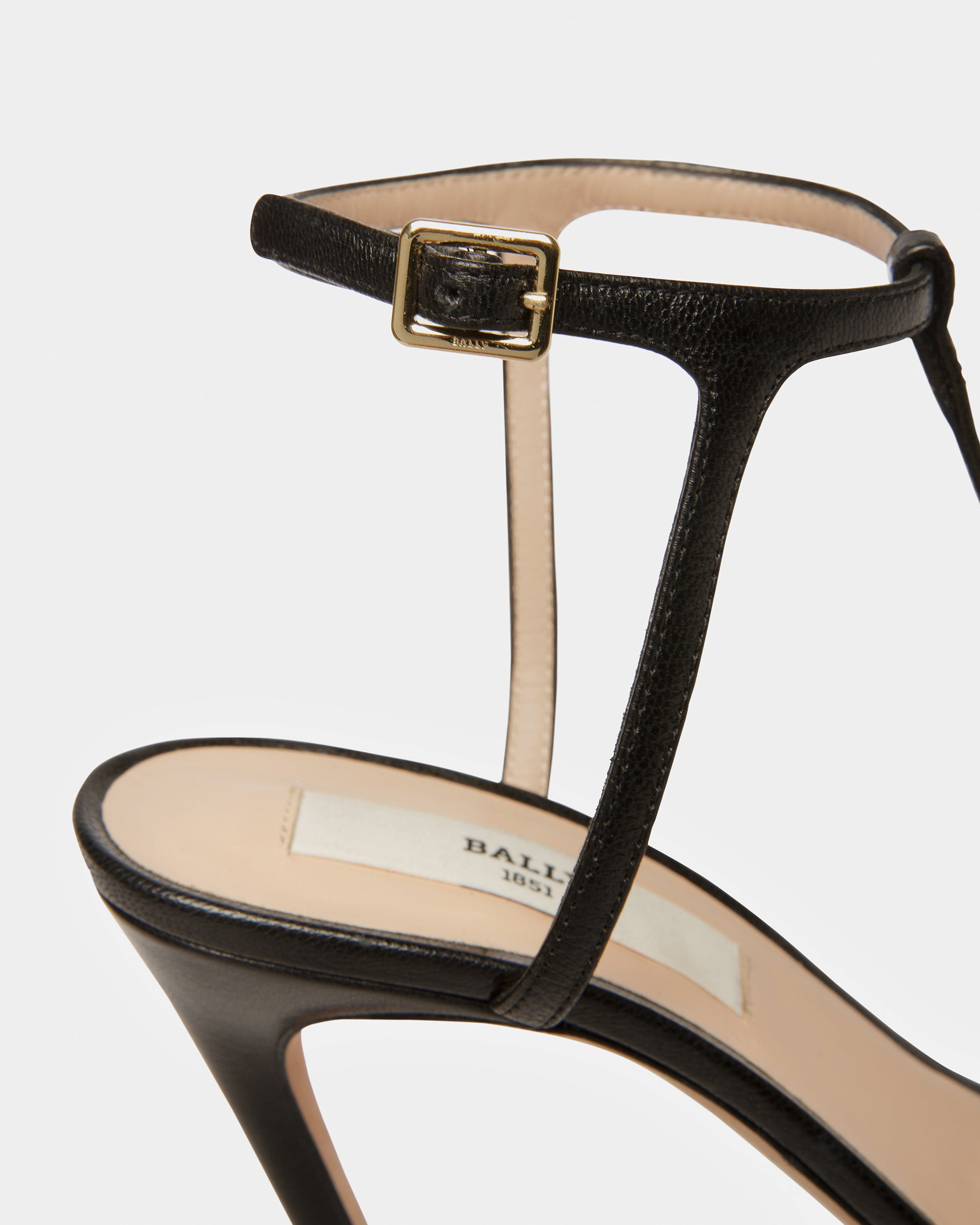 Natalia ブラック レザー サンダル - 女性 - Bally - 05