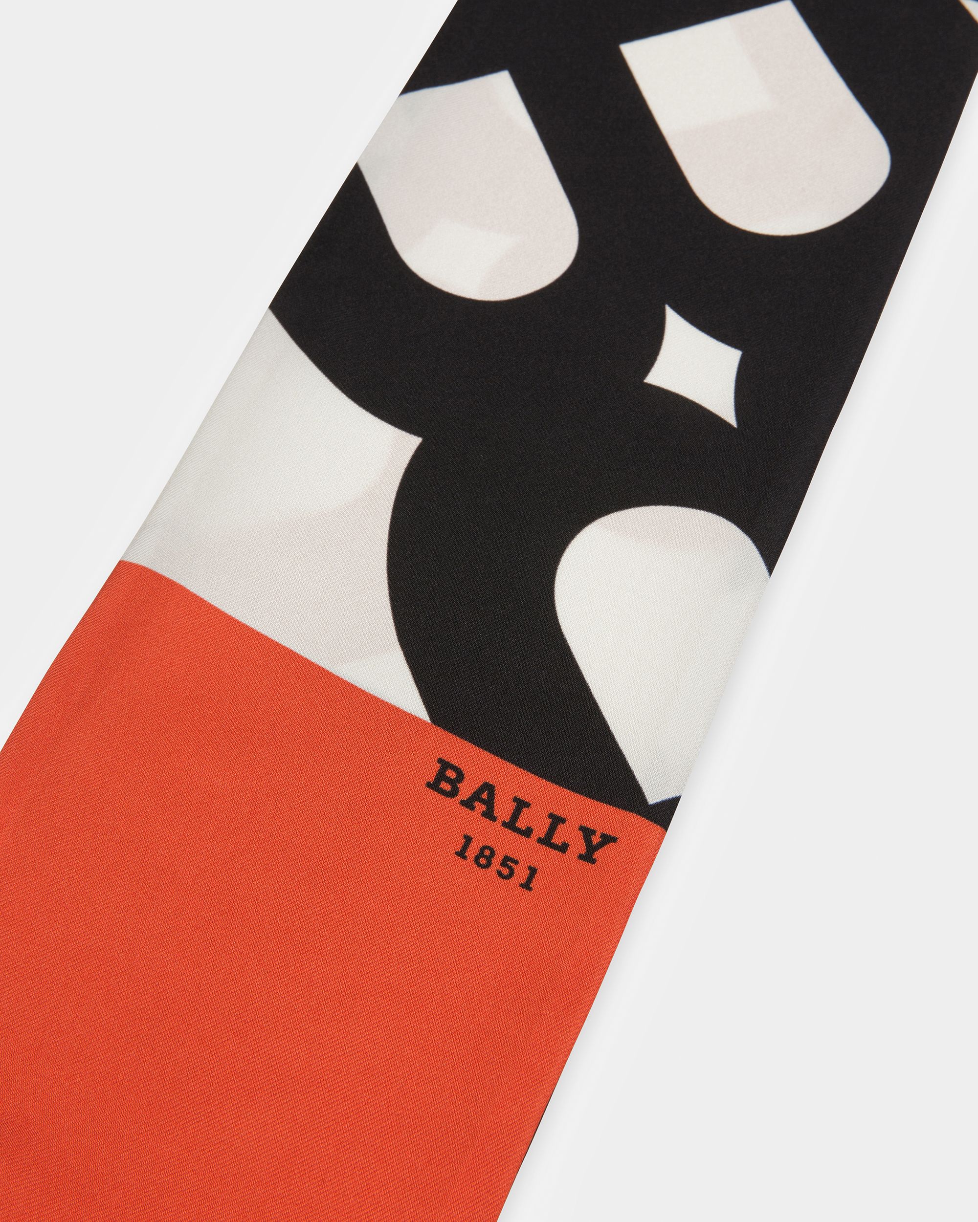 B-Chain バンドー オレンジ リバー シルク バンドー スカーフ - 女性 - Bally - 03