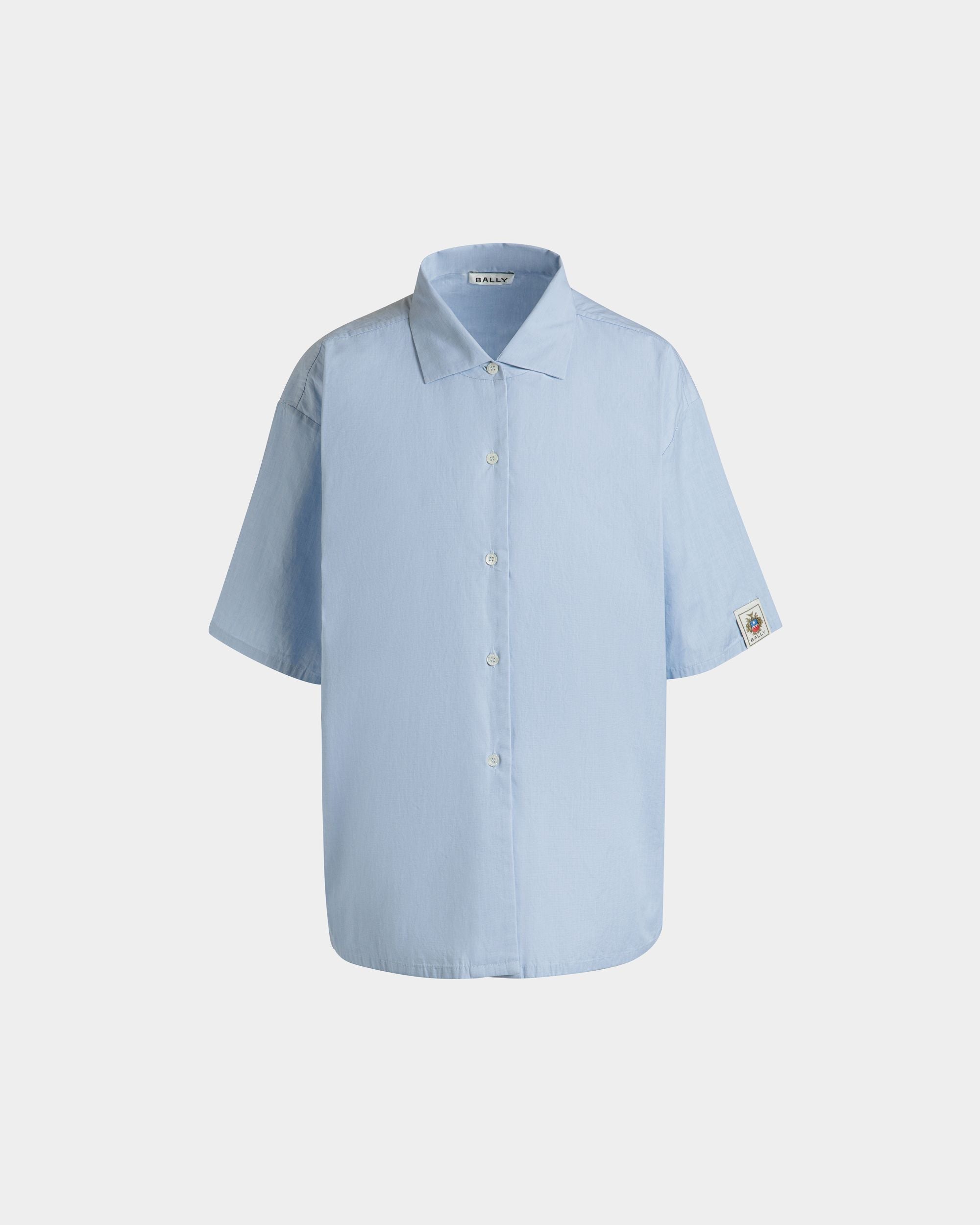 オーバーサイズ シャツ Light Blue コットン - 女性 - Bally - 01