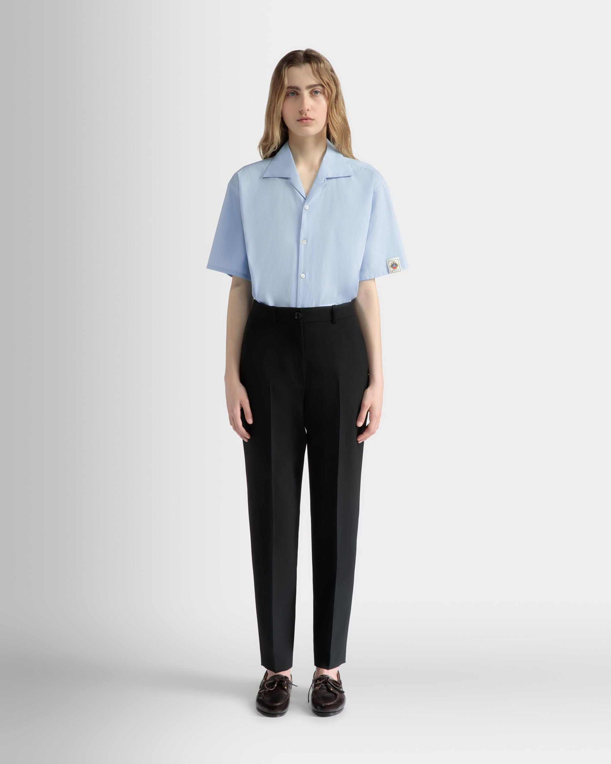 オーバーサイズ シャツ Light Blue コットン - 女性 - Bally - 02