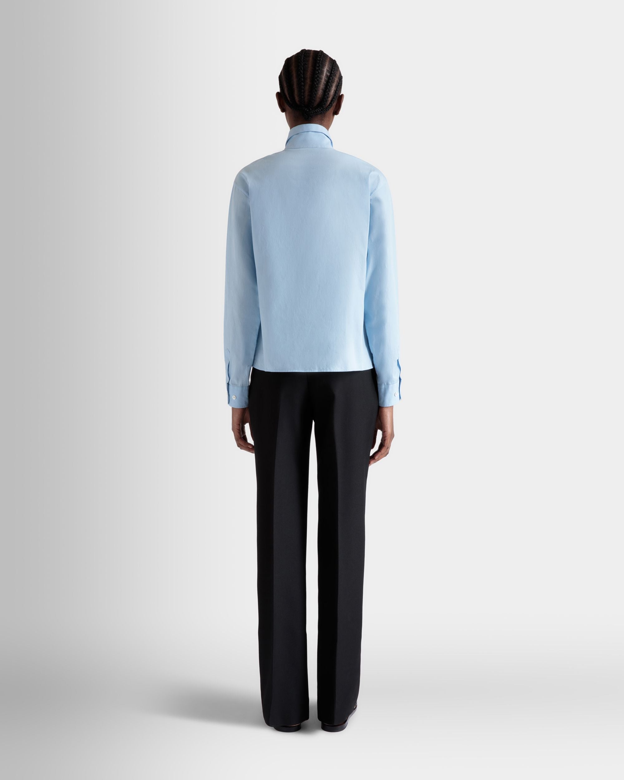 ロングスリーブ シャツ Light Blue コットン - 女性 - Bally - 07