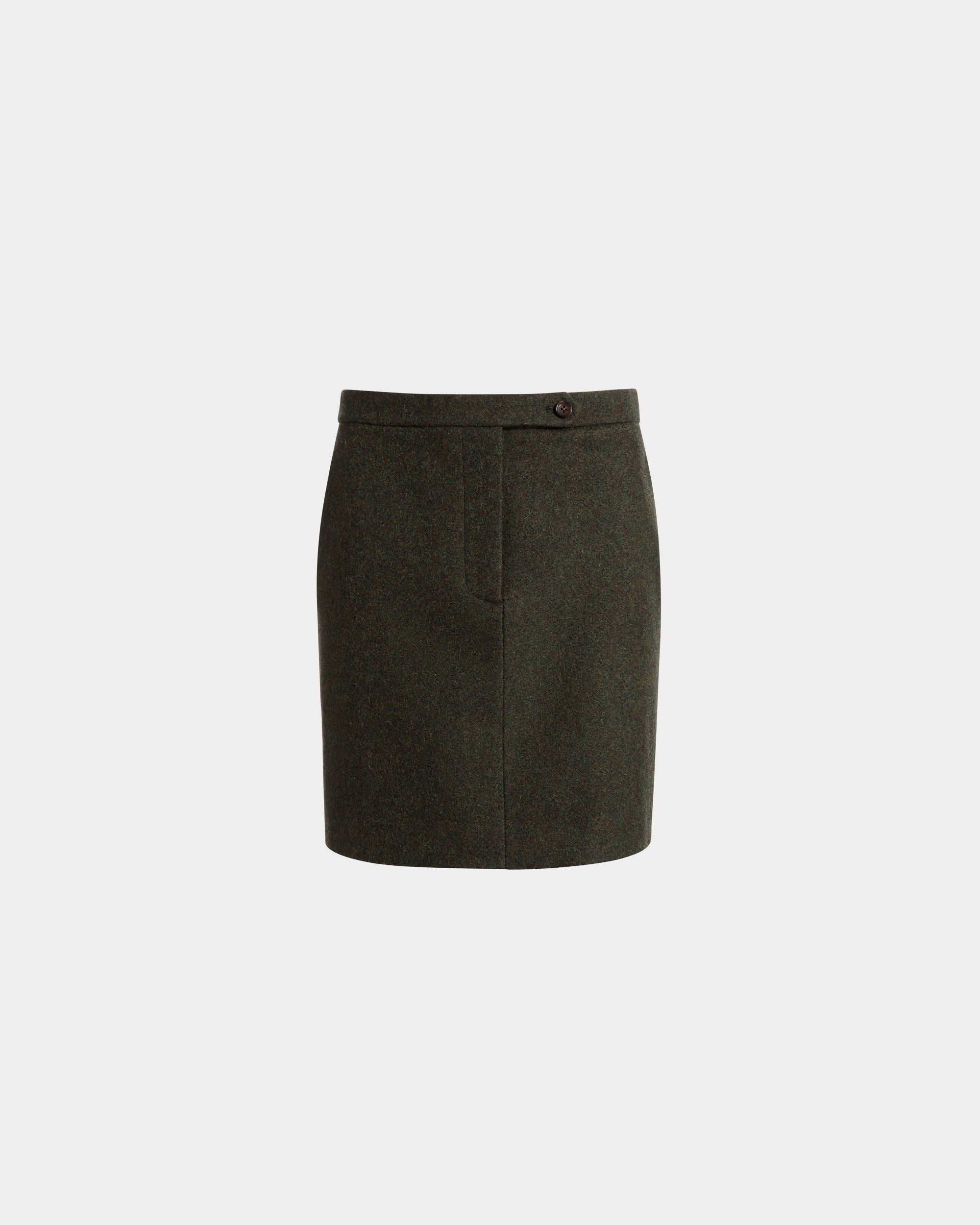 ミニスカート ダークグリーン ウール - 女性 - Bally - 01