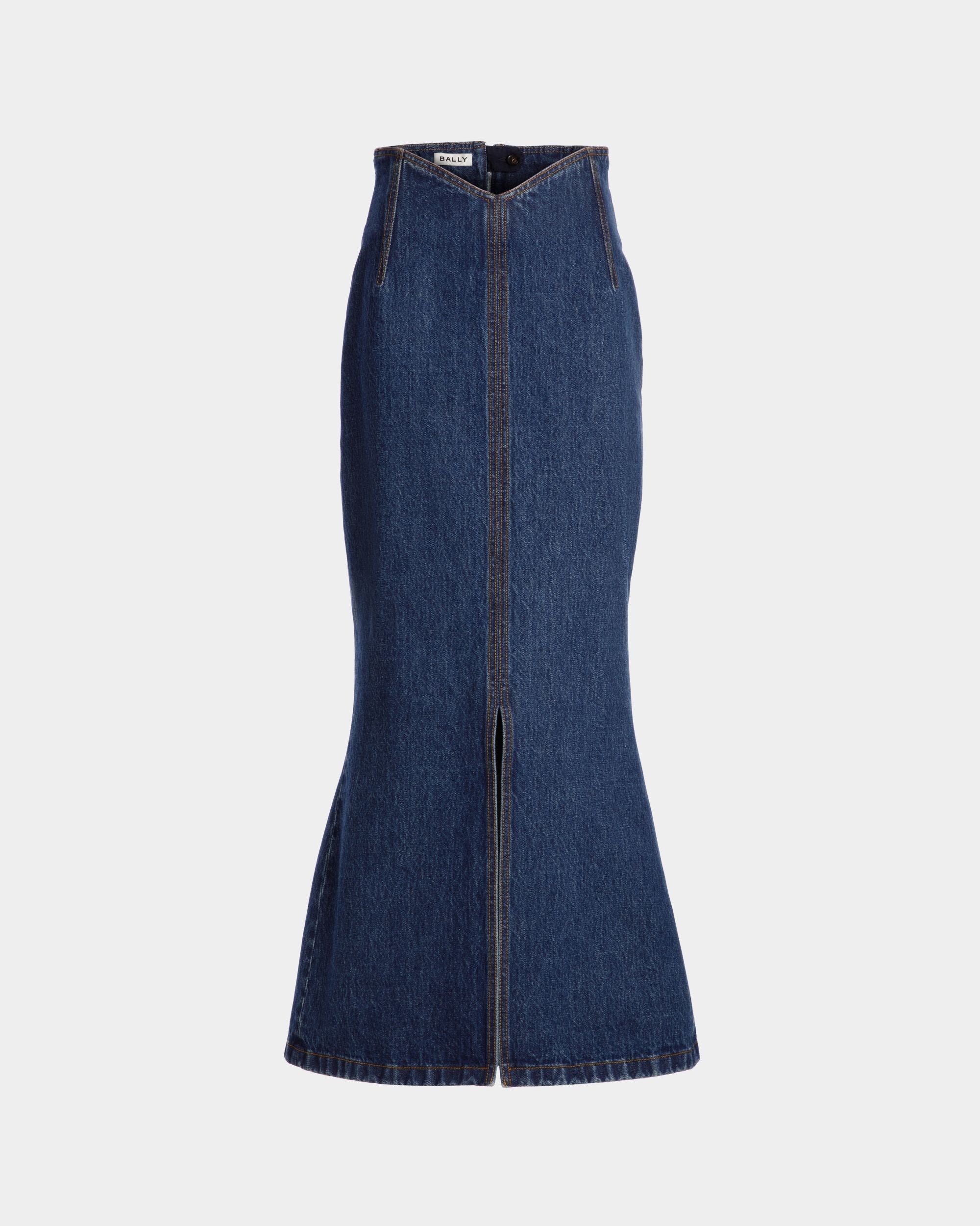 ロングスカート Medium Blue コットン - 女性 - Bally - 01