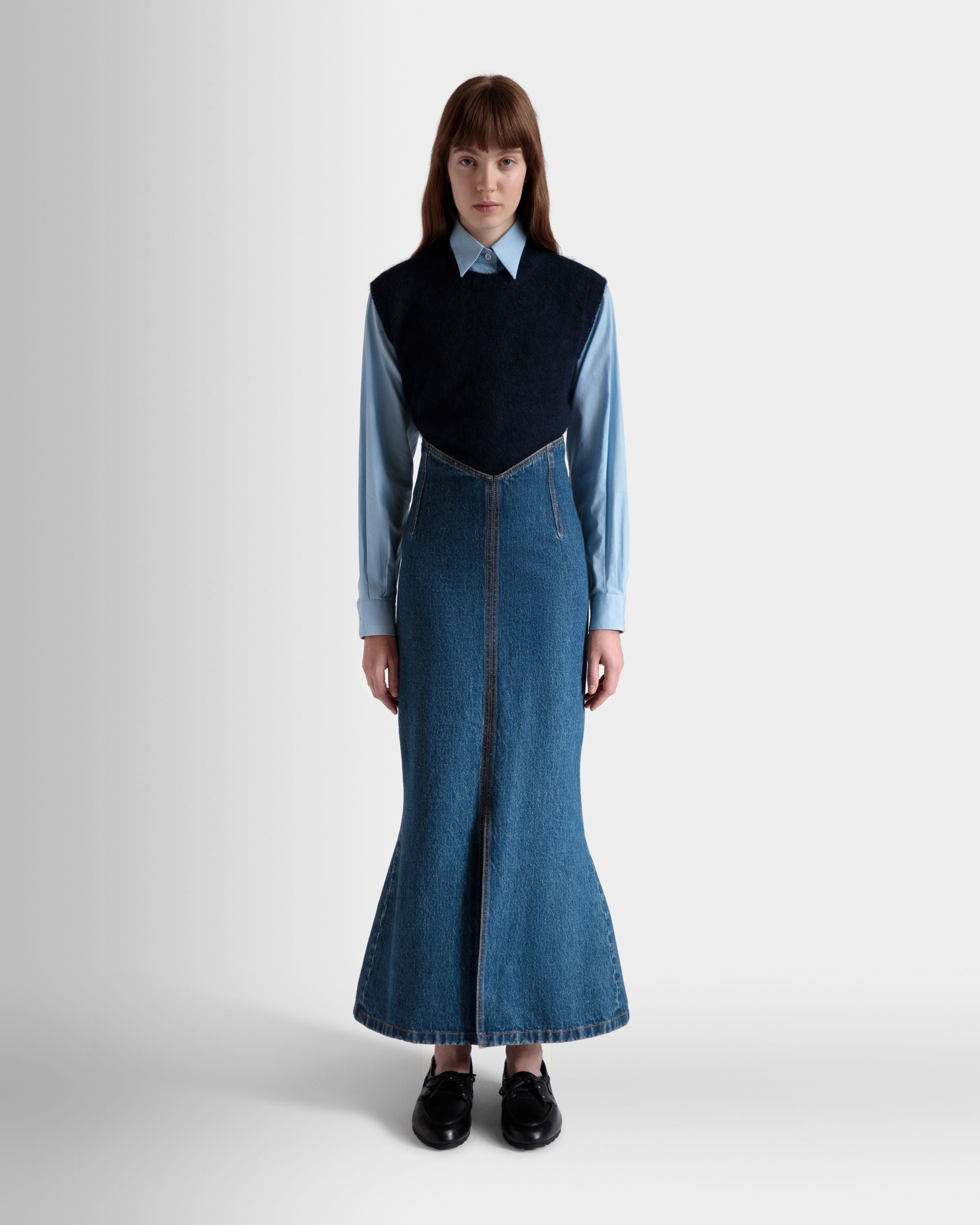 ロングスカート Medium Blue コットン - 女性 - Bally - 02