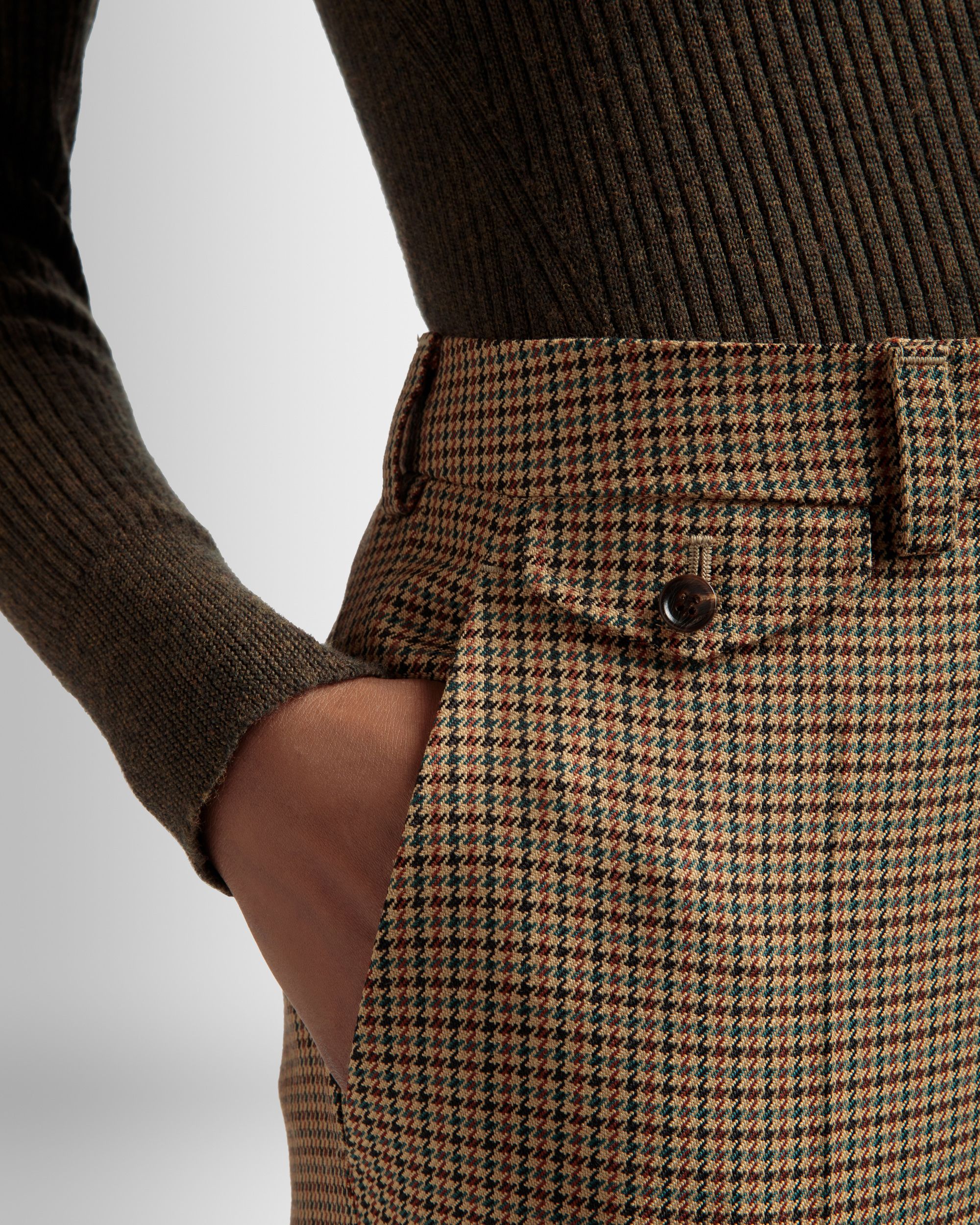 テーラード ストレートパンツ デザートブラウン ウール - 女性 - Bally - 03