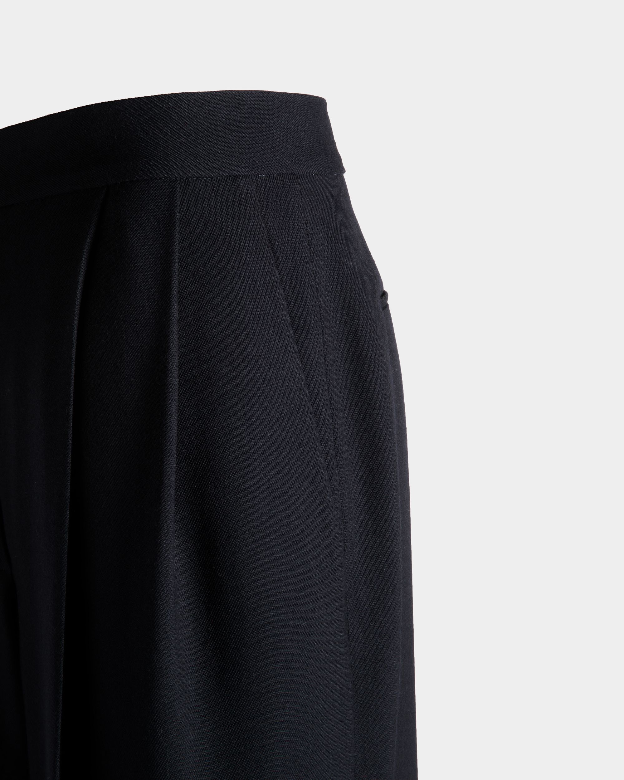 ワイドパンツ Navy Blue ウールブレンド - 女性 - Bally - 05
