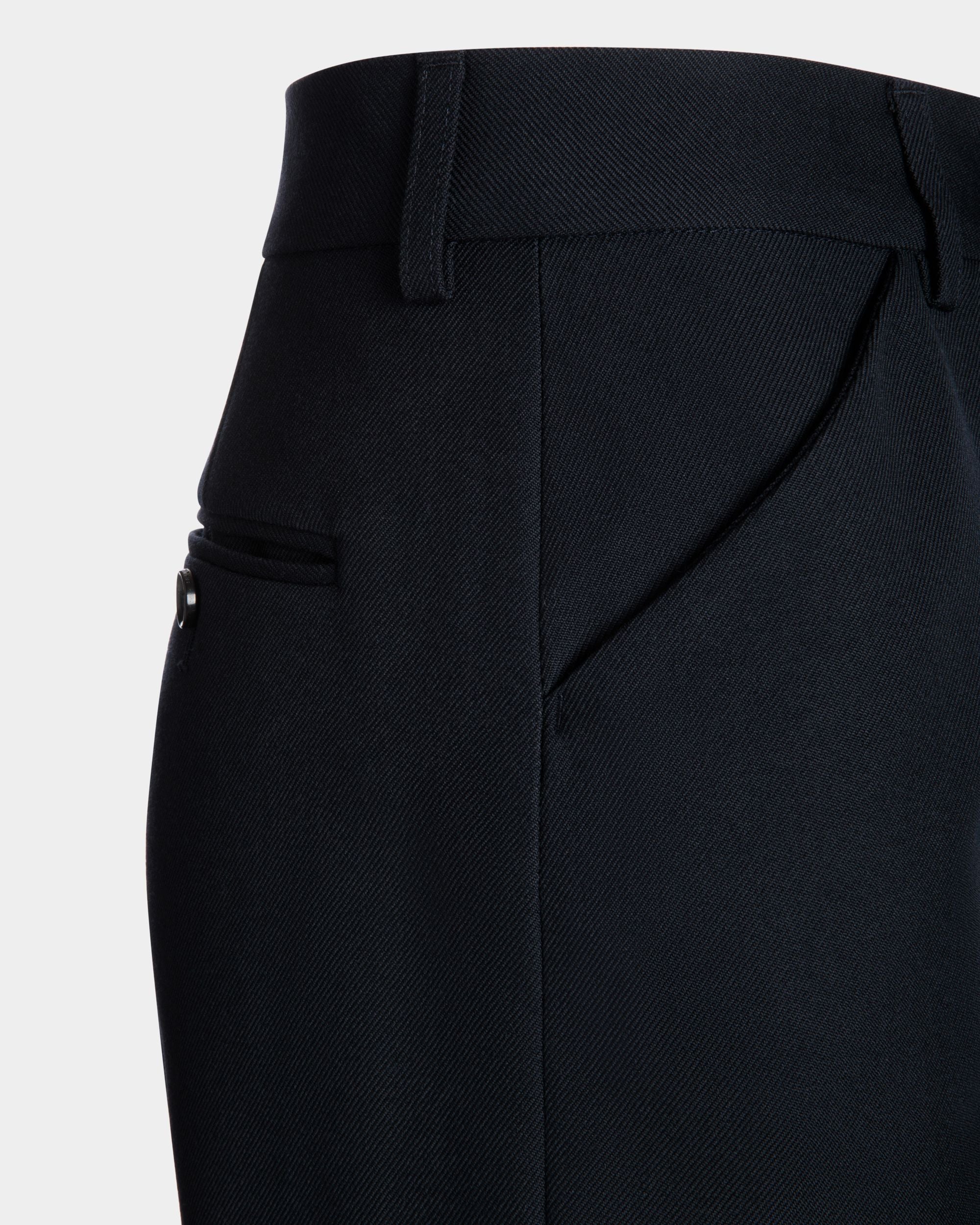 テーラードパンツ ネイビーブルー ウール - 女性 - Bally - 02